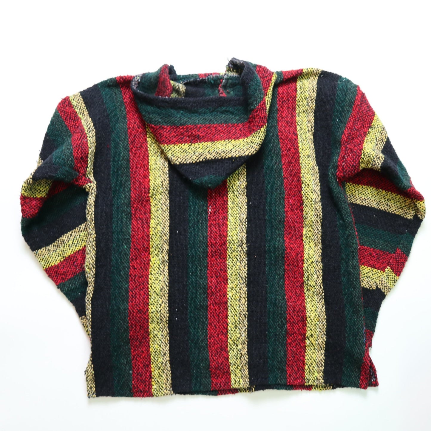 彩色嬉皮墨西哥罩衫 墨西哥連帽上衣 - 富士鳥古著