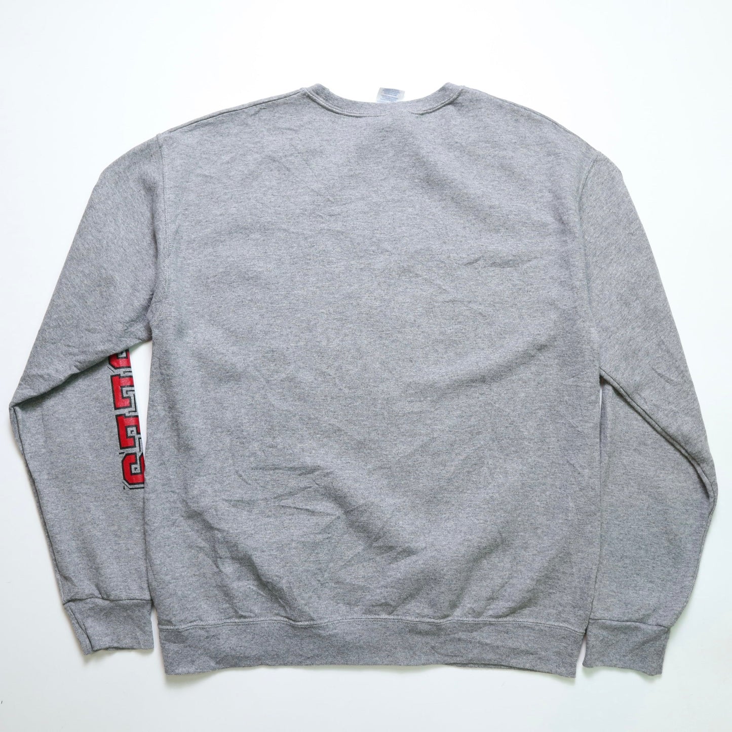 華盛頓大學膠印衛衣 大學T 古著衛衣 輕薄內刷毛 - 富士鳥古著