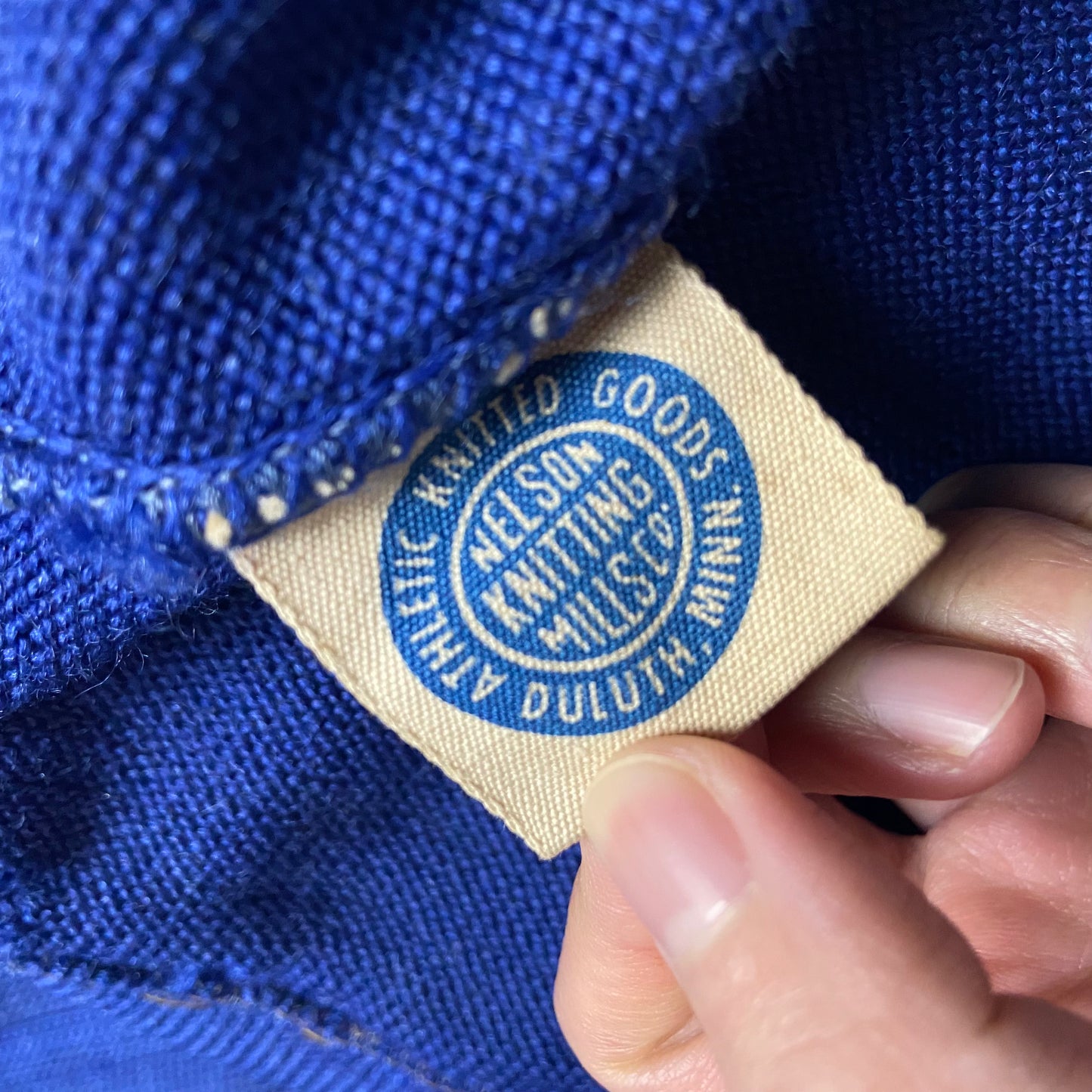 50's Wool Letterman Sweater "S" Patch Cardigan - 富士鳥古著