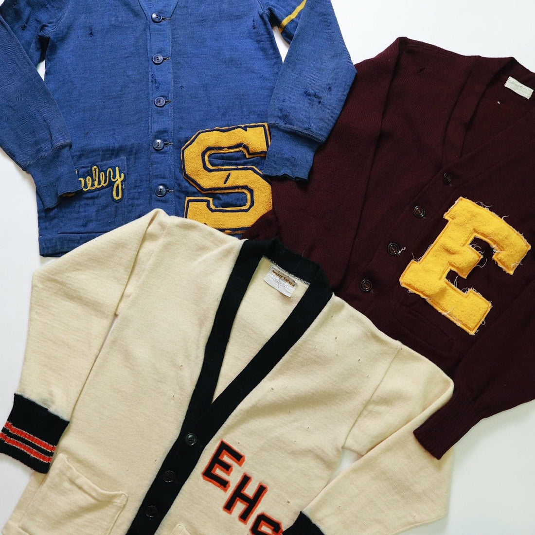 50-60s Letterman Sweater 學院的經典 - 富士鳥古著