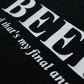 00s "Beer” and That's My Final Answer 幽默標語tee - 富士鳥古著