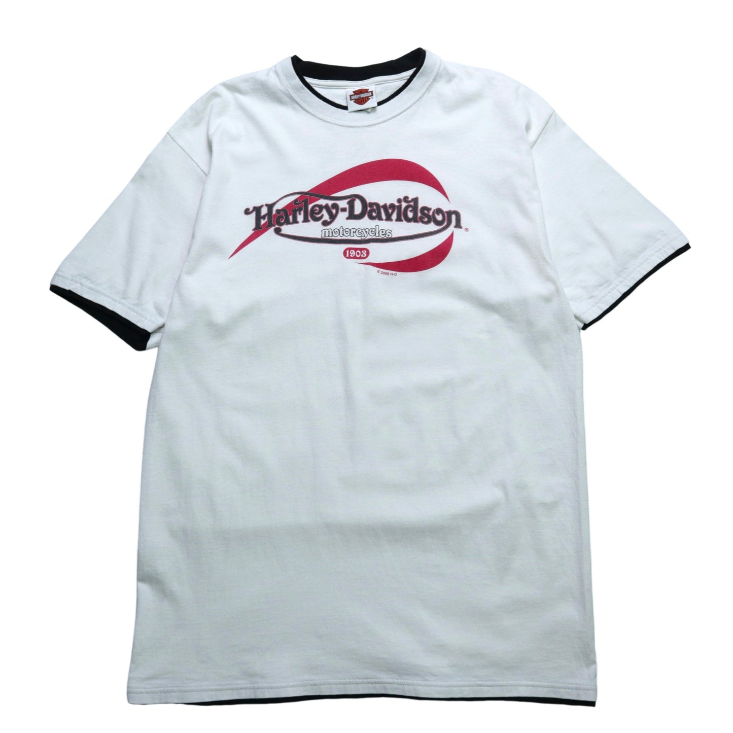 00s 美國製 Harley Davidson 哈雷經典logo T-Shirt - 富士鳥古著