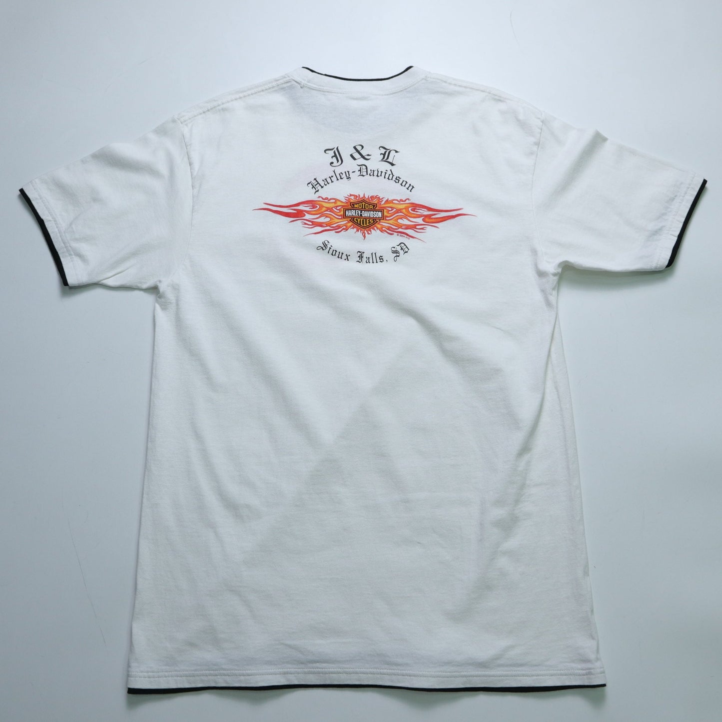 00s 美國製 Harley Davidson 哈雷經典logo T-Shirt - 富士鳥古著