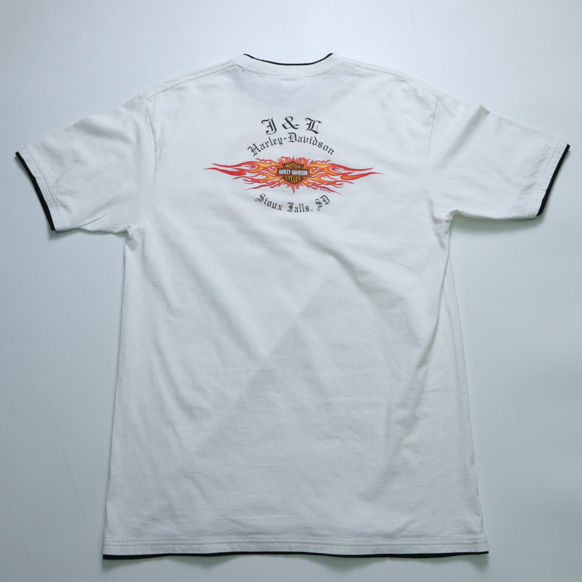 00s 美國製 Harley Davidson 哈雷經典logo T-Shirt - 富士鳥古著