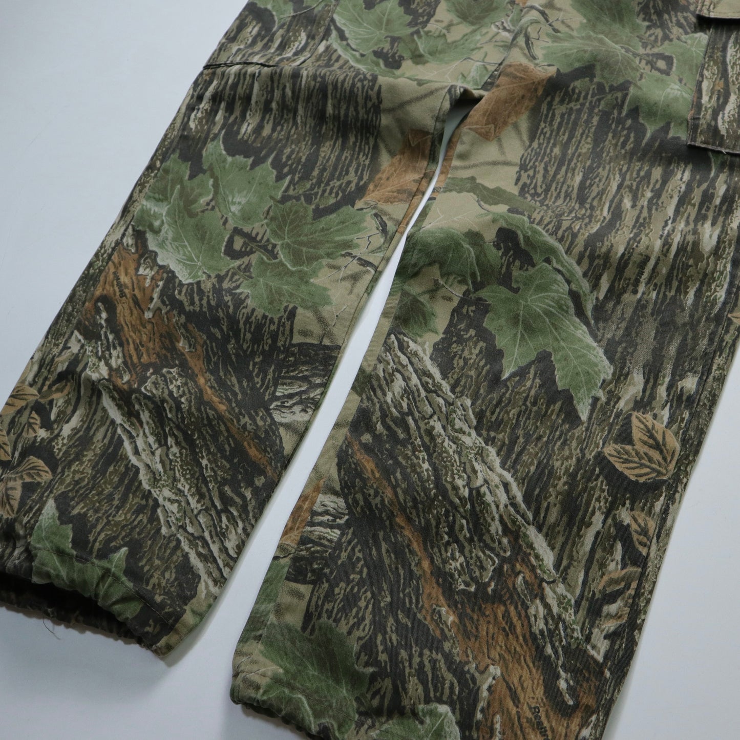 (35-36W)90年代 リバティ アメリカ製 ジャングル迷彩 大きめポケット ツリー柄パンツ