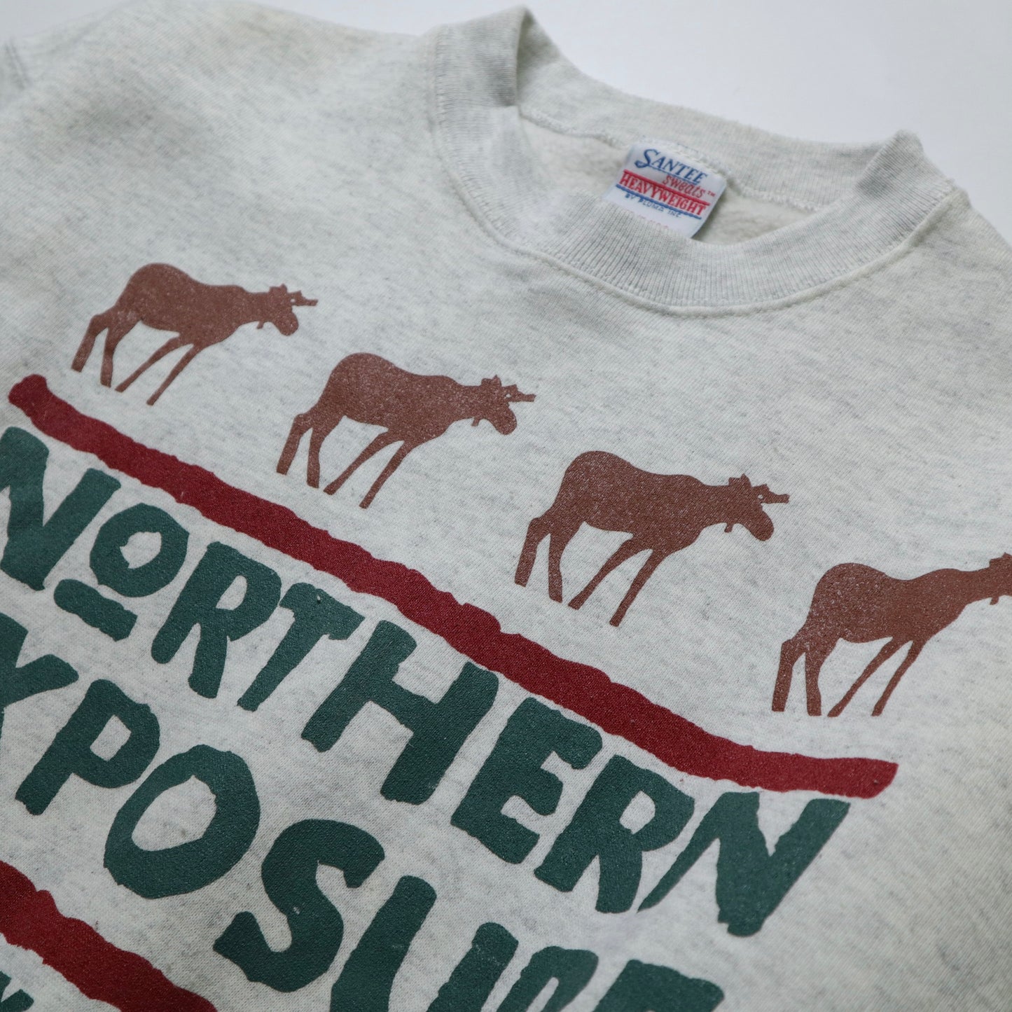 90s American-made American comedy Northern Exposure offset sweatshirt college tee