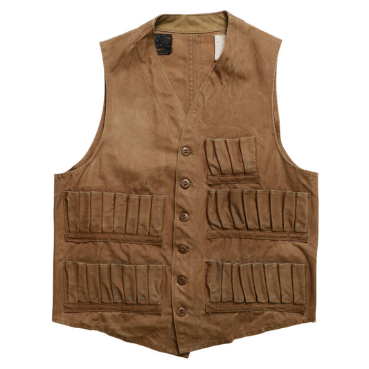 1920s The L.M.Weed Co.Buckle Back Hunting vest 狩獵背心 - 富士鳥古著