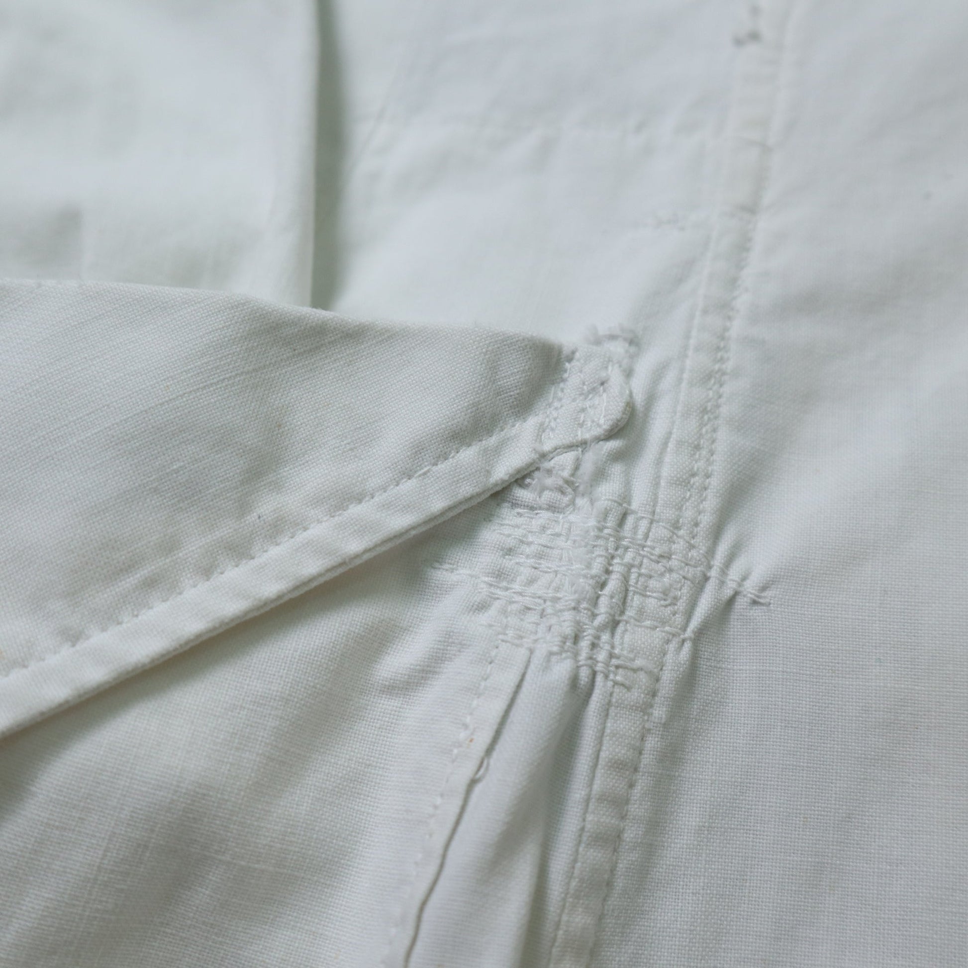 1940 - 50's French white workwear 白色法國工裝外套 - 富士鳥古著