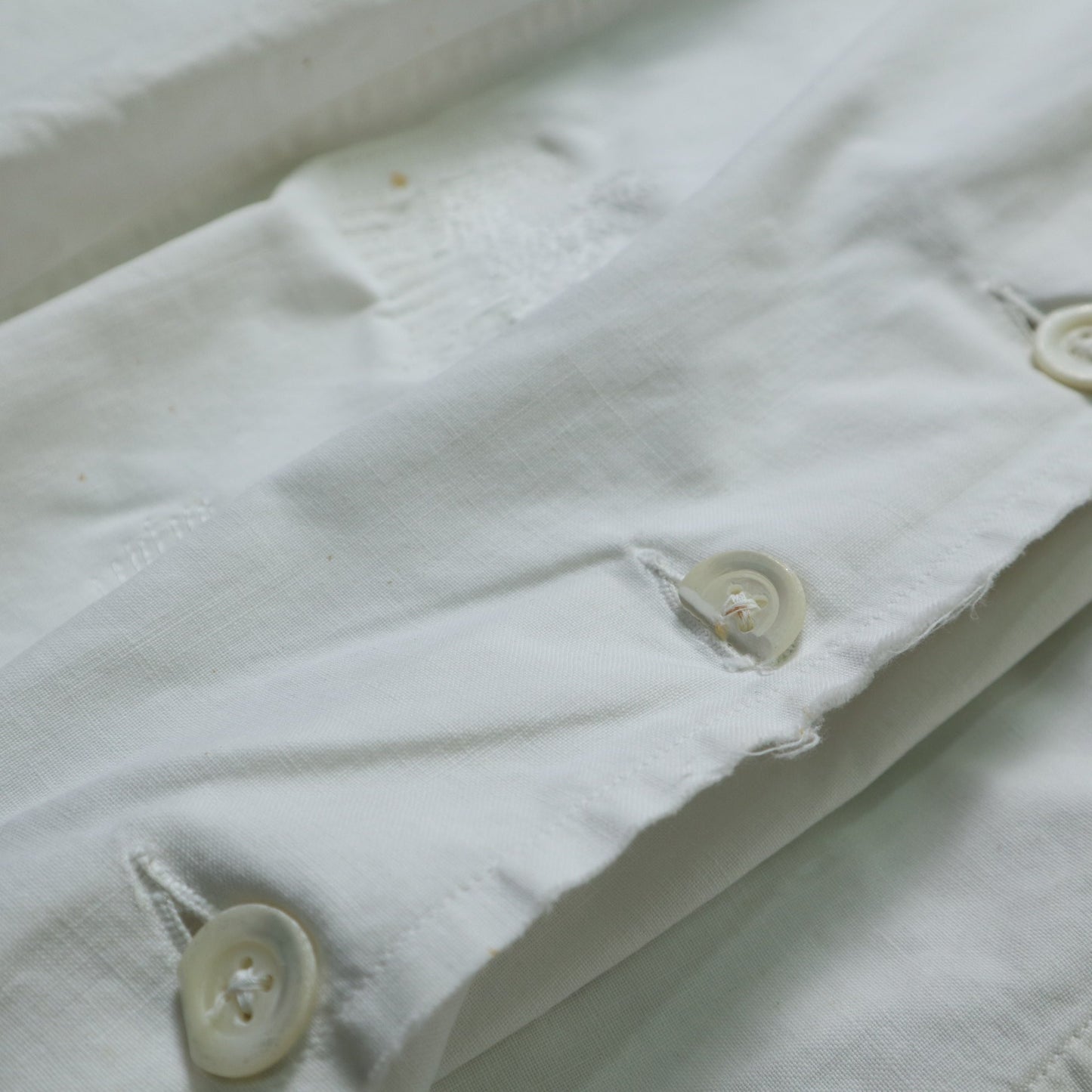 1940 - 50's French white workwear 白色法國工裝外套 - 富士鳥古著