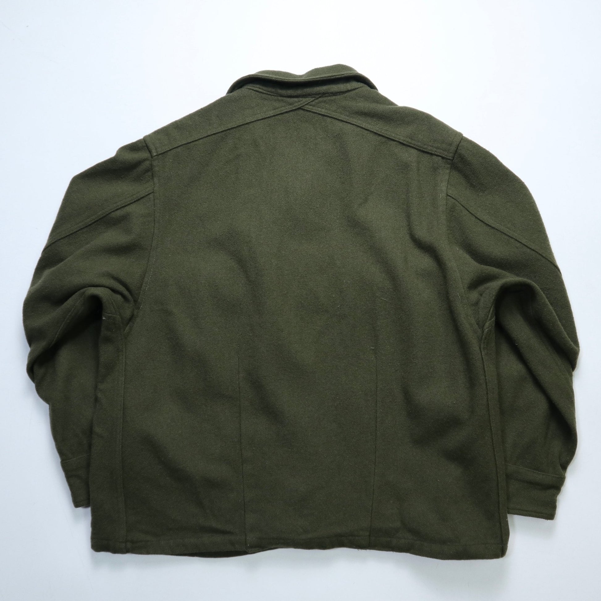 1950s OG - 108 US Army Wool Field Shirt 橄欖綠羊毛襯衫（1） - 富士鳥古著