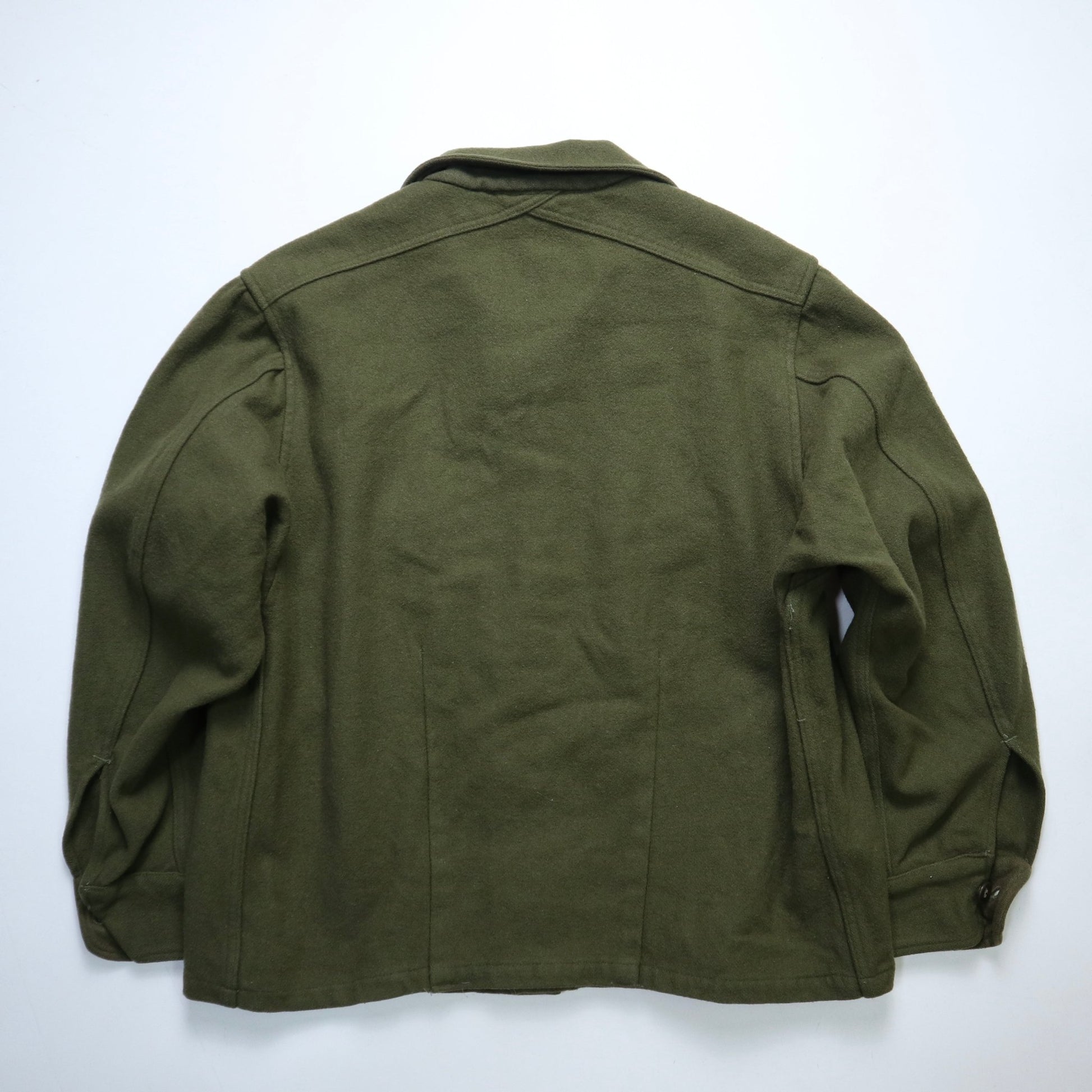 1950s OG - 108 US Army Wool Field Shirt 橄欖綠羊毛襯衫（2） - 富士鳥古著