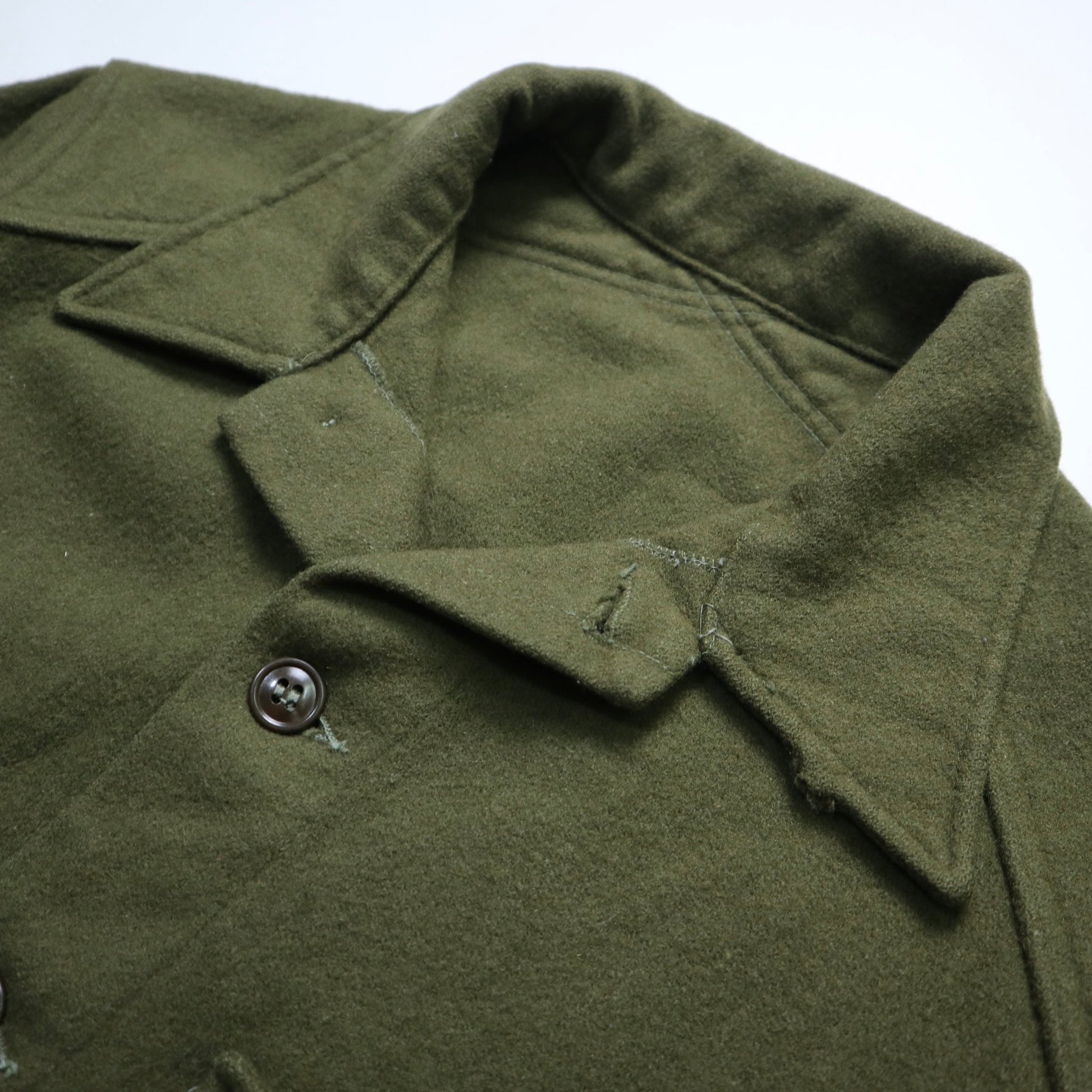 1950s OG - 108 US Army Wool Field Shirt 橄欖綠羊毛襯衫（2） - 富士鳥古著