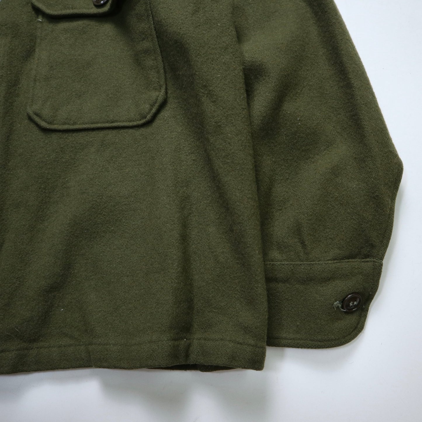 1950s OG - 108 US Army Wool Field Shirt 橄欖綠羊毛襯衫（2） - 富士鳥古著