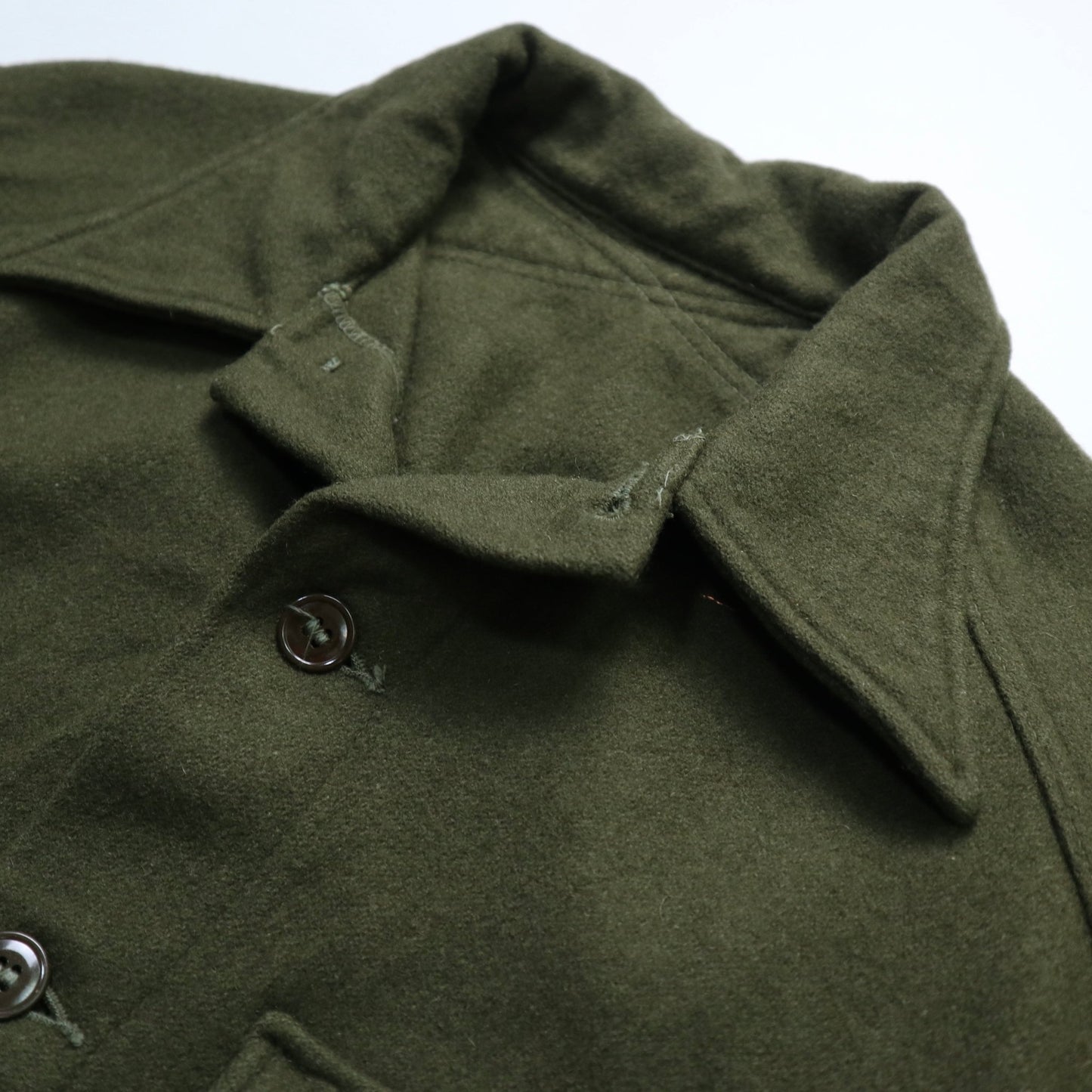 1950s OG - 108 US Army Wool Field Shirt 橄欖綠羊毛襯衫（3） - 富士鳥古著