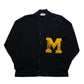 1970s Dehem Varsity Cardigan patch”M” Murray State University 黑色校園針織外套 - 富士鳥古著