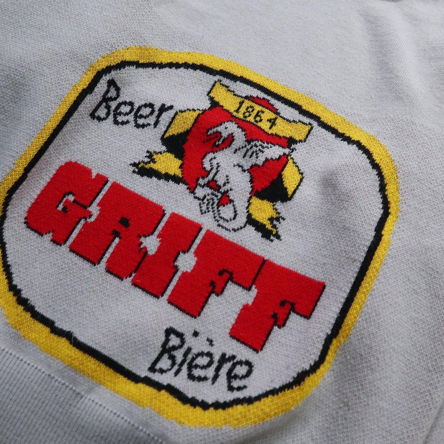 1980s Griff Beer 灰色針織衫 - 富士鳥古著