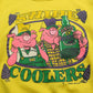 1980s 美國製 Swine Coolers Sweatshirt 豬豬黃色短袖衛衣 - 富士鳥古著