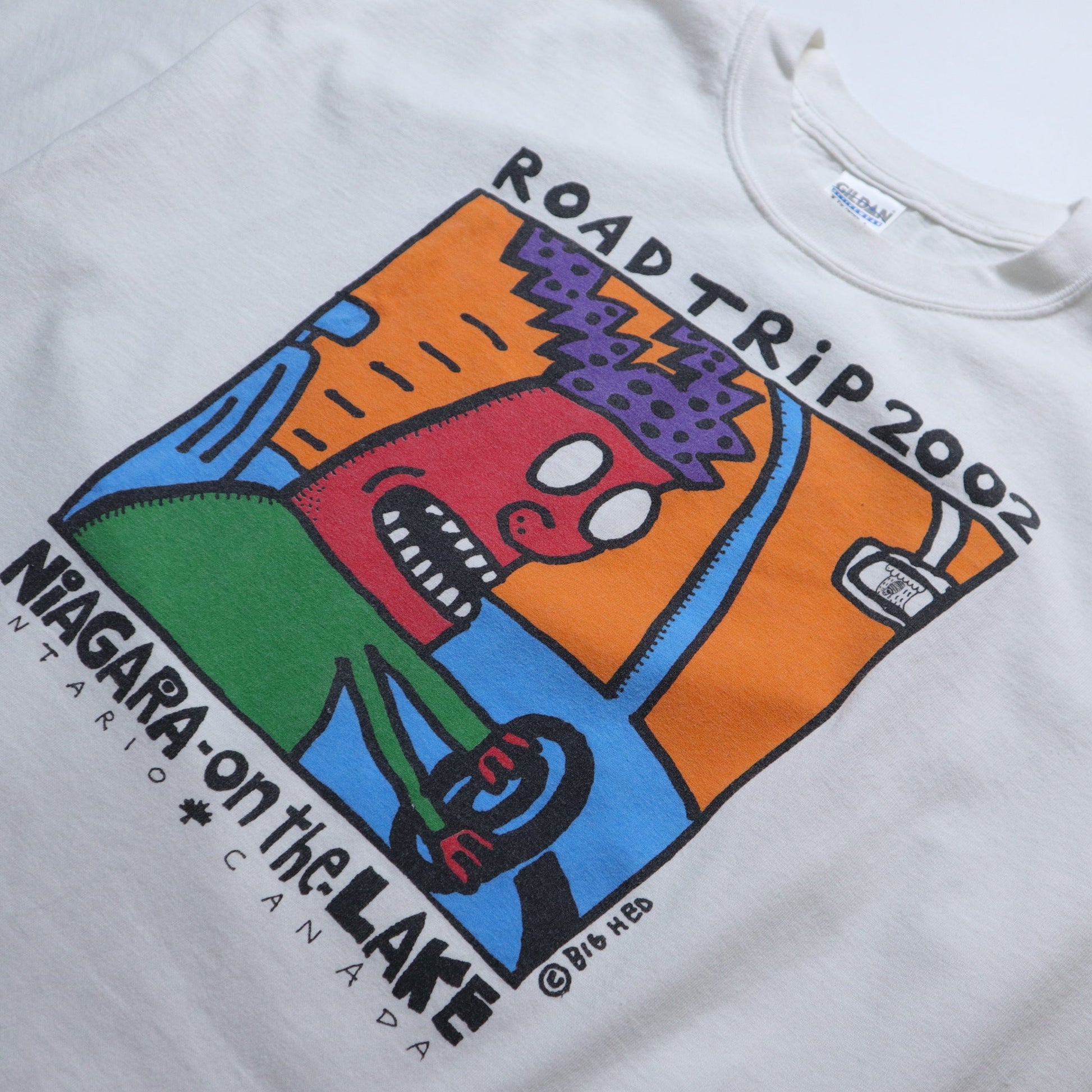 2002 Road Trip print tee 古著T-Shirt - 富士鳥古著