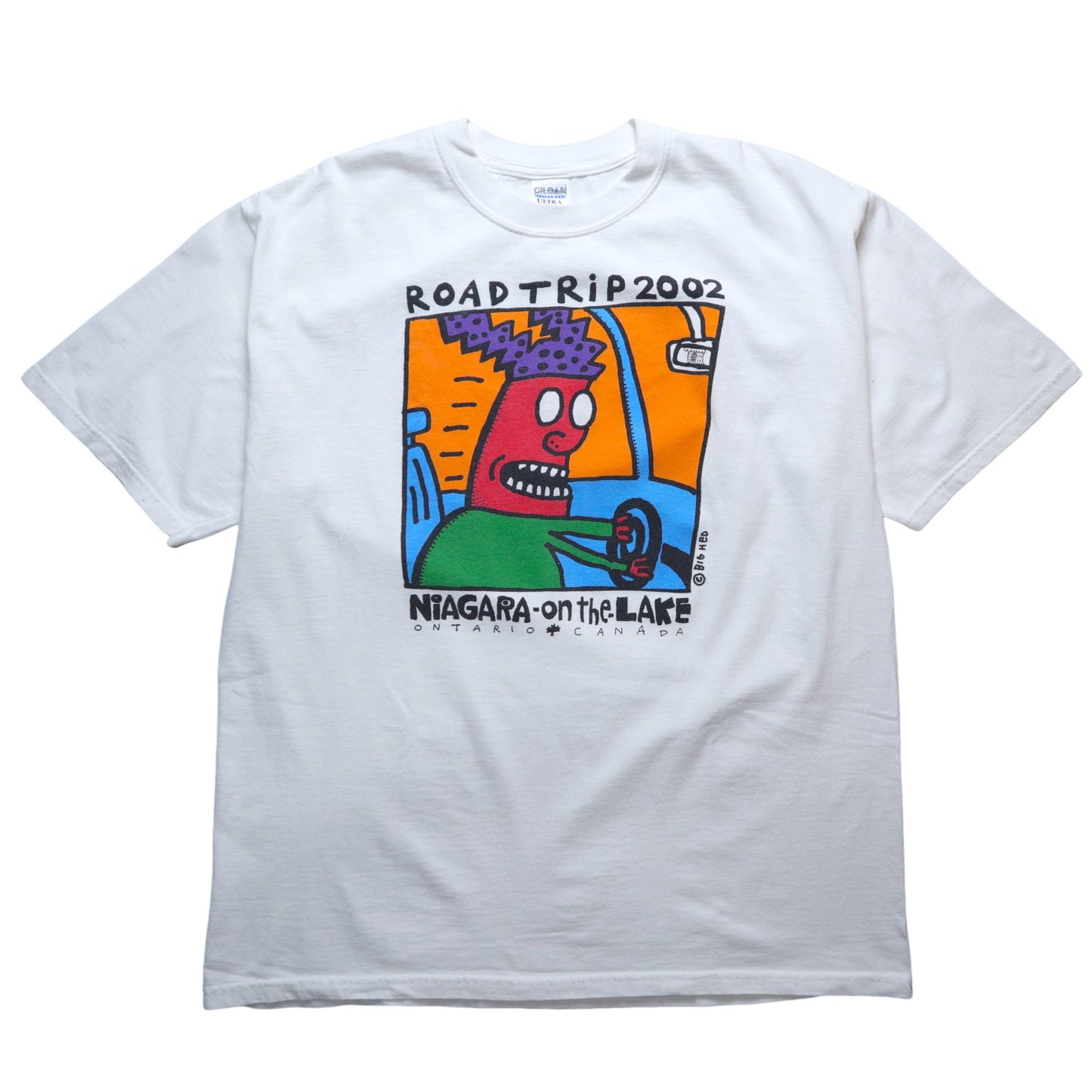 2002 Road Trip print tee 古著T-Shirt - 富士鳥古著