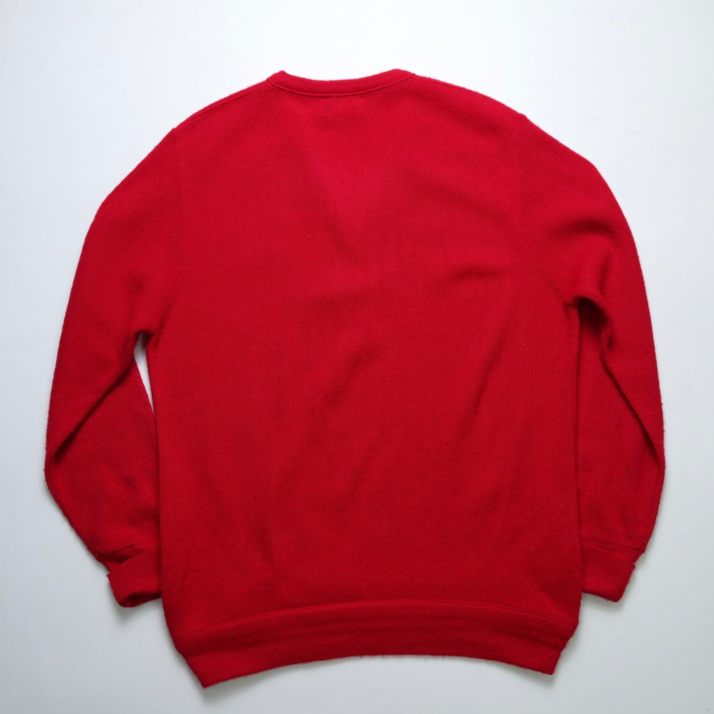 1980年代 ラコステ IZOD アメリカ製 赤 Vネックセーター