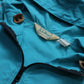 80s LLBean USA made aqua nylon pullover windproof blouse