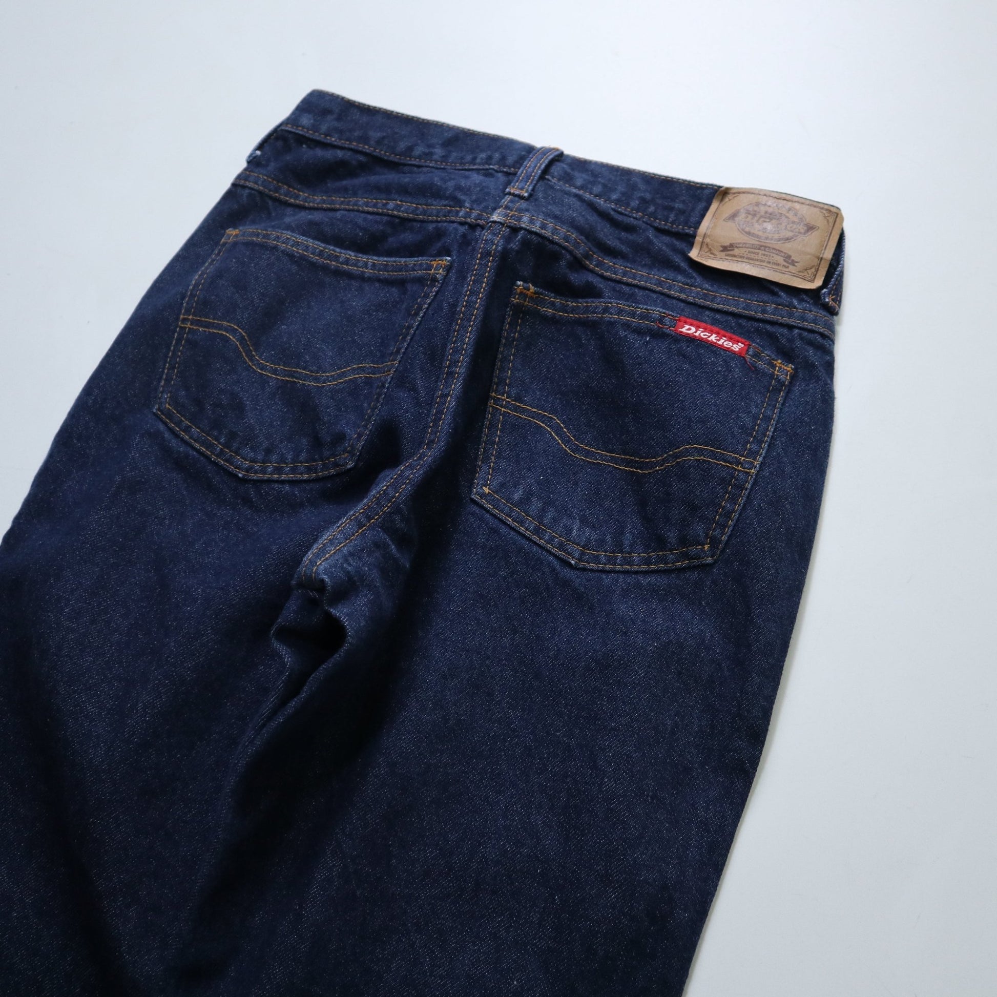 (27W) Dickies 深藍色直筒牛仔褲 - 富士鳥古著