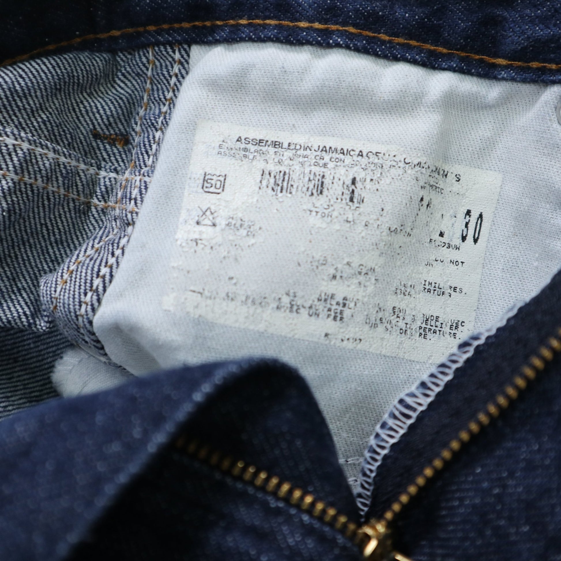 (27W) Dickies 深藍色直筒牛仔褲 - 富士鳥古著