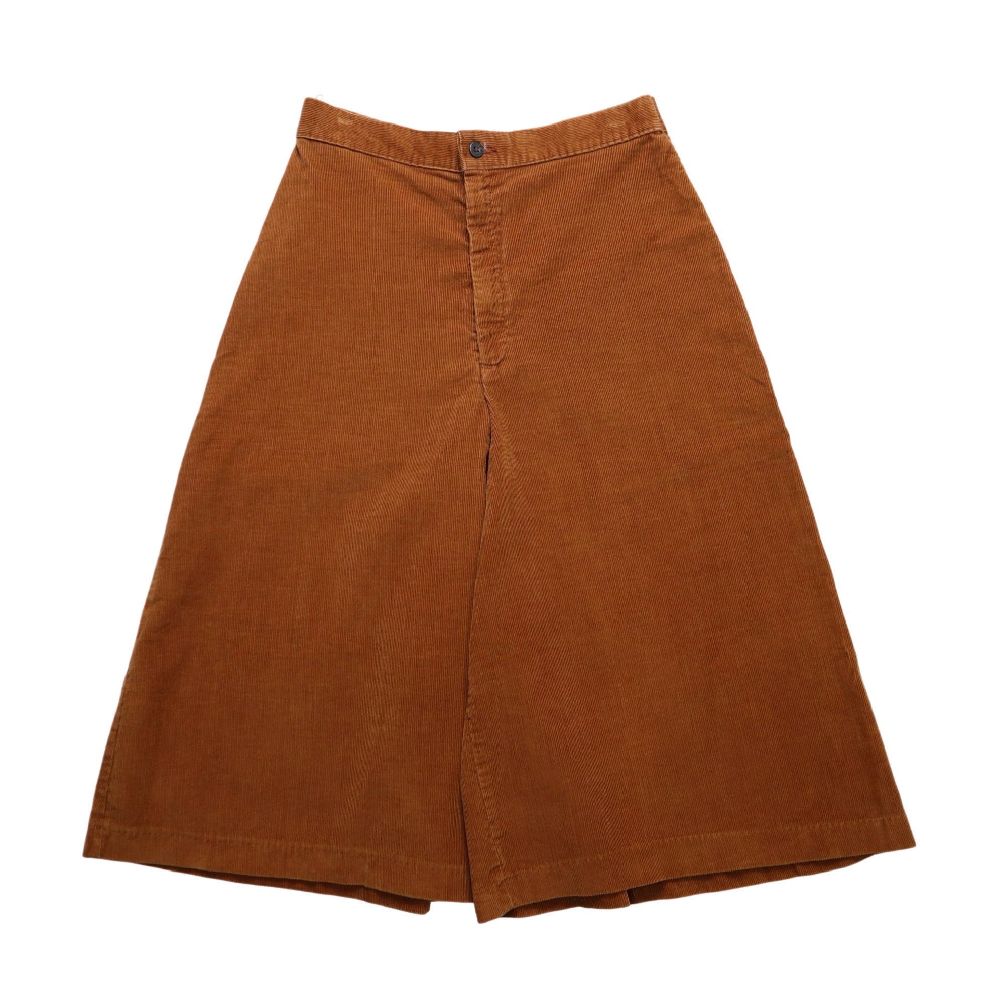 29W 70s Levi s brown corduroy wide pants skirt