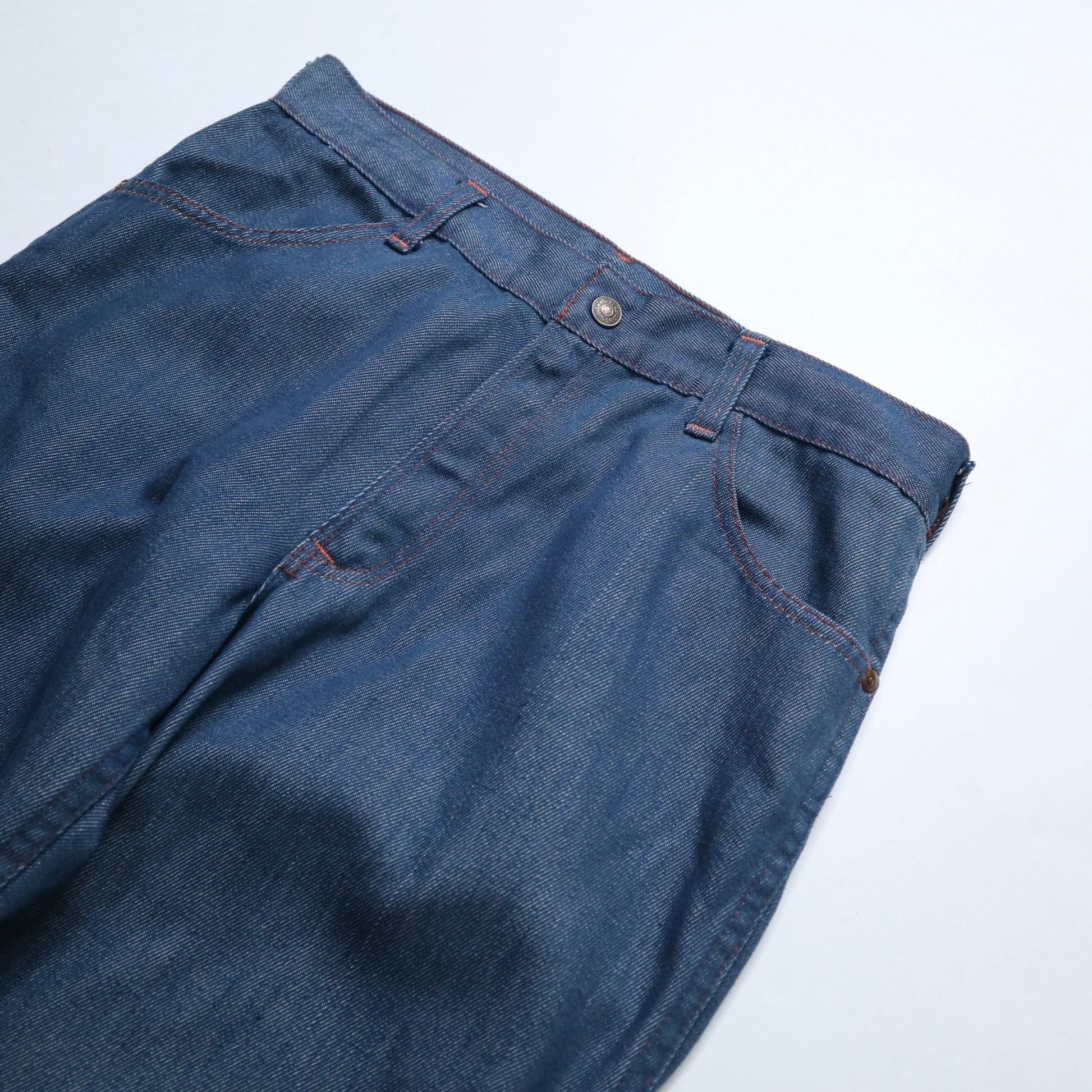 (29W) 70s Sears 輕薄丹寧靴型褲 Talon拉鍊 - 富士鳥古著