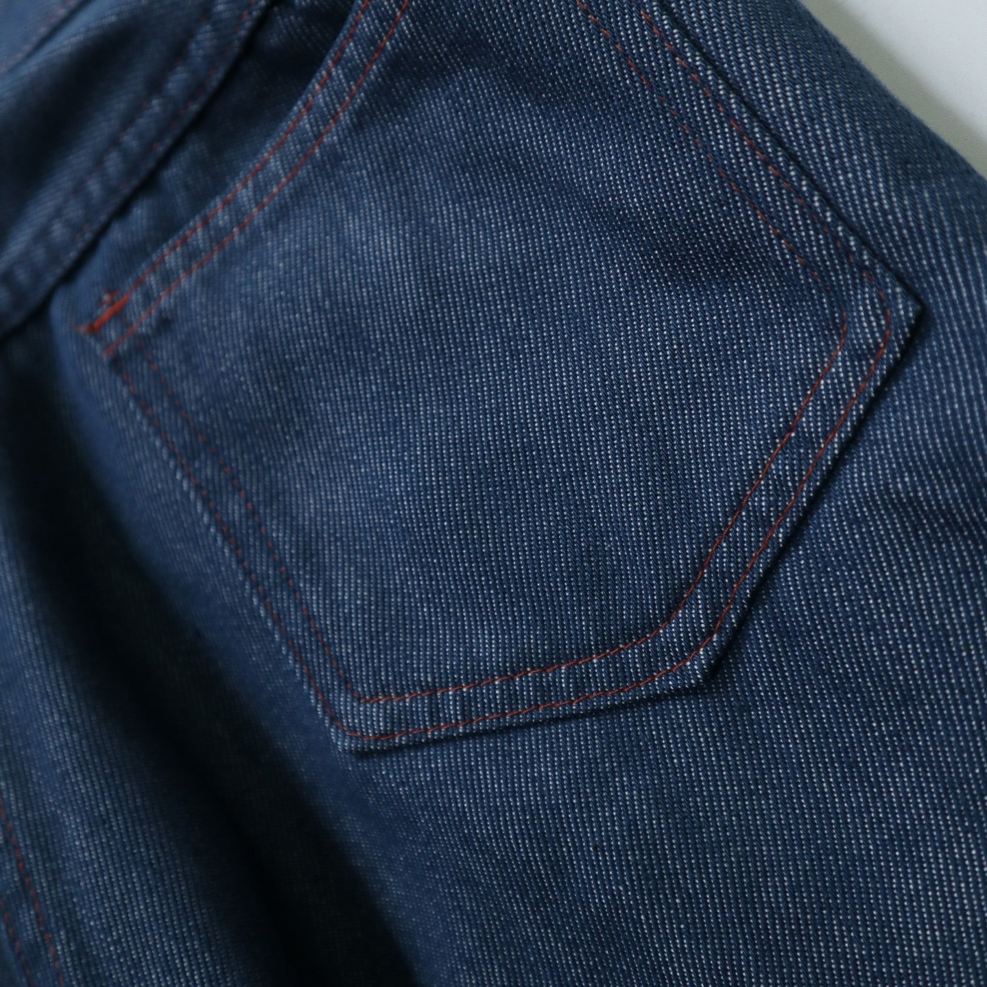 (29W) 70s Sears 輕薄丹寧靴型褲 Talon拉鍊 - 富士鳥古著