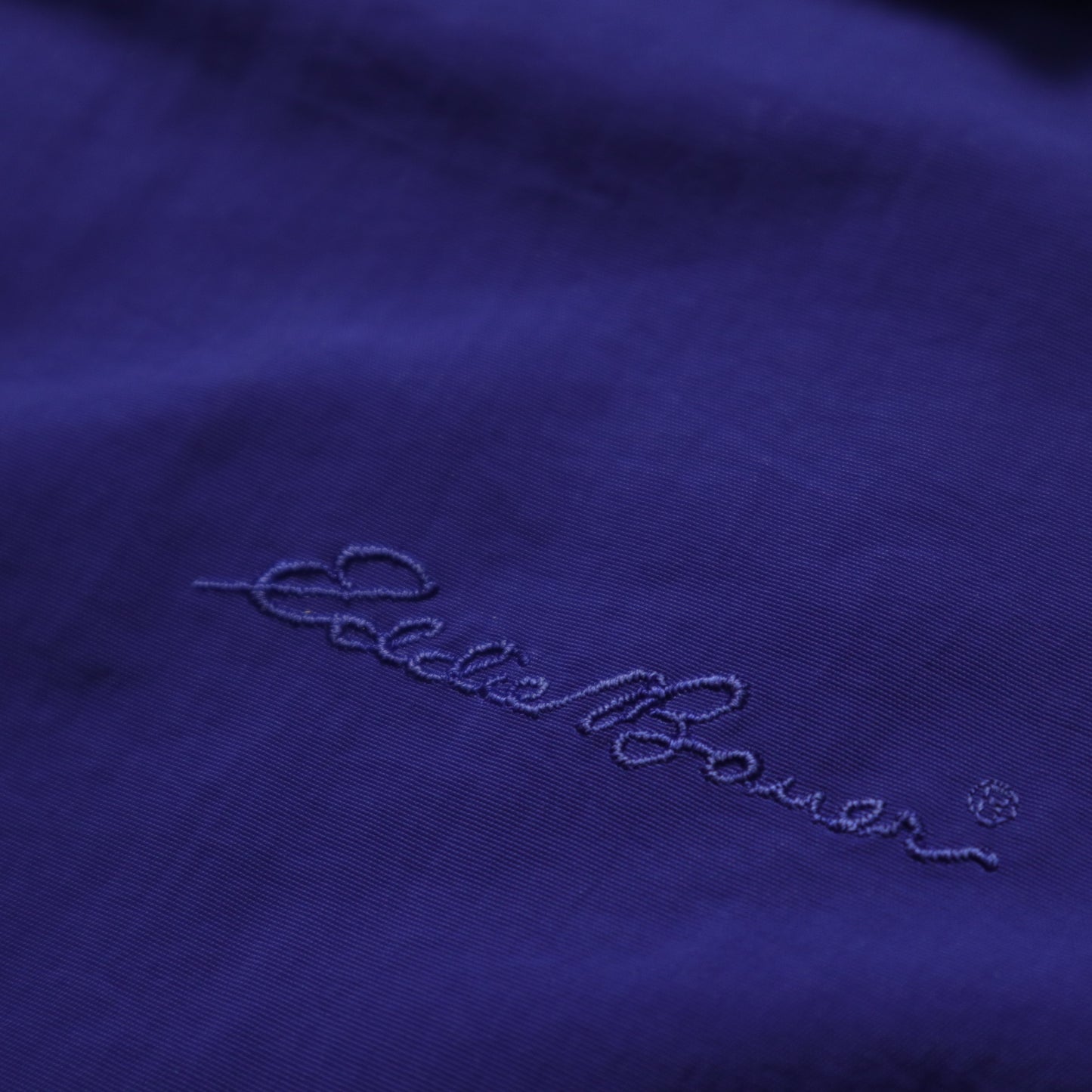 90s EDDIE BAUER American-made blue and purple windproof warm jacket