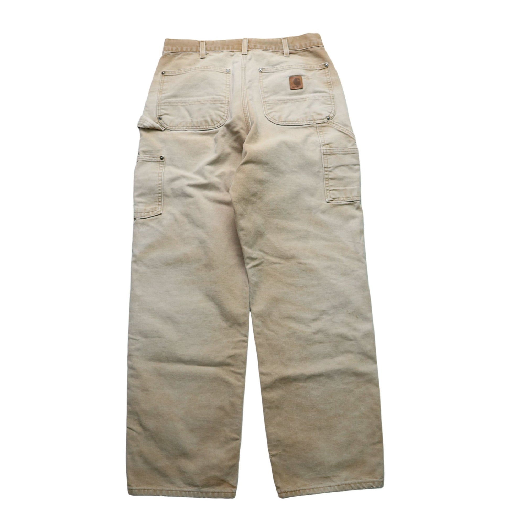 (30W)Carhartt 美國製 卡其色工作褲 Double Knee pants - 富士鳥古著
