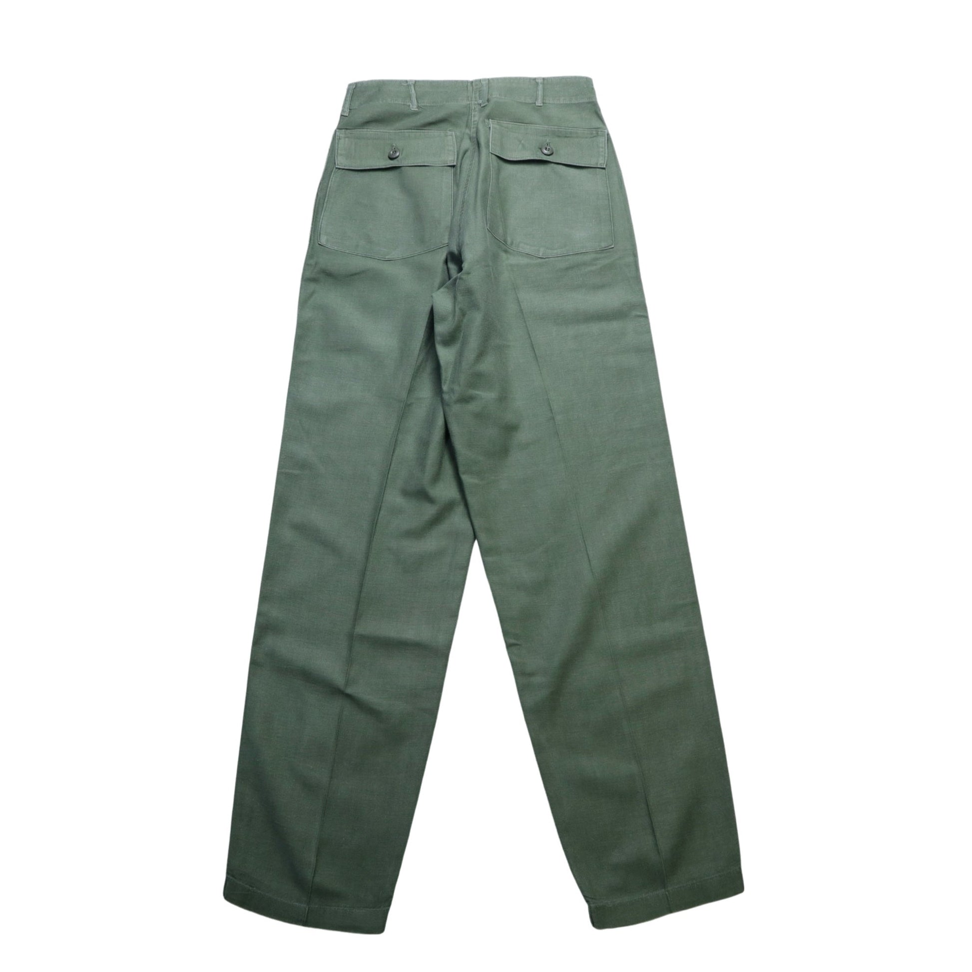 (31W) 70s US ARMY OG107 Utility Fatigue Pants - 富士鳥古著