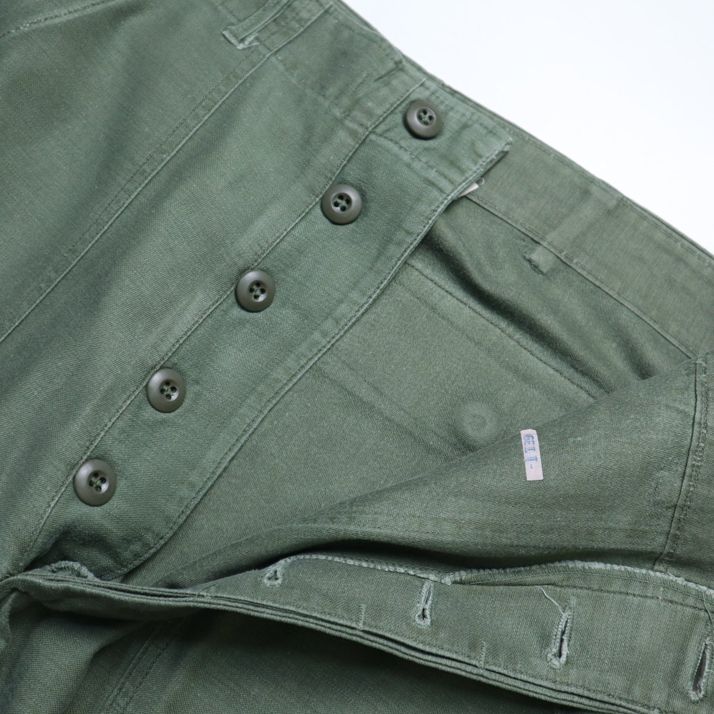 (31W) 70s US ARMY OG107 Utility Fatigue Pants - 富士鳥古著