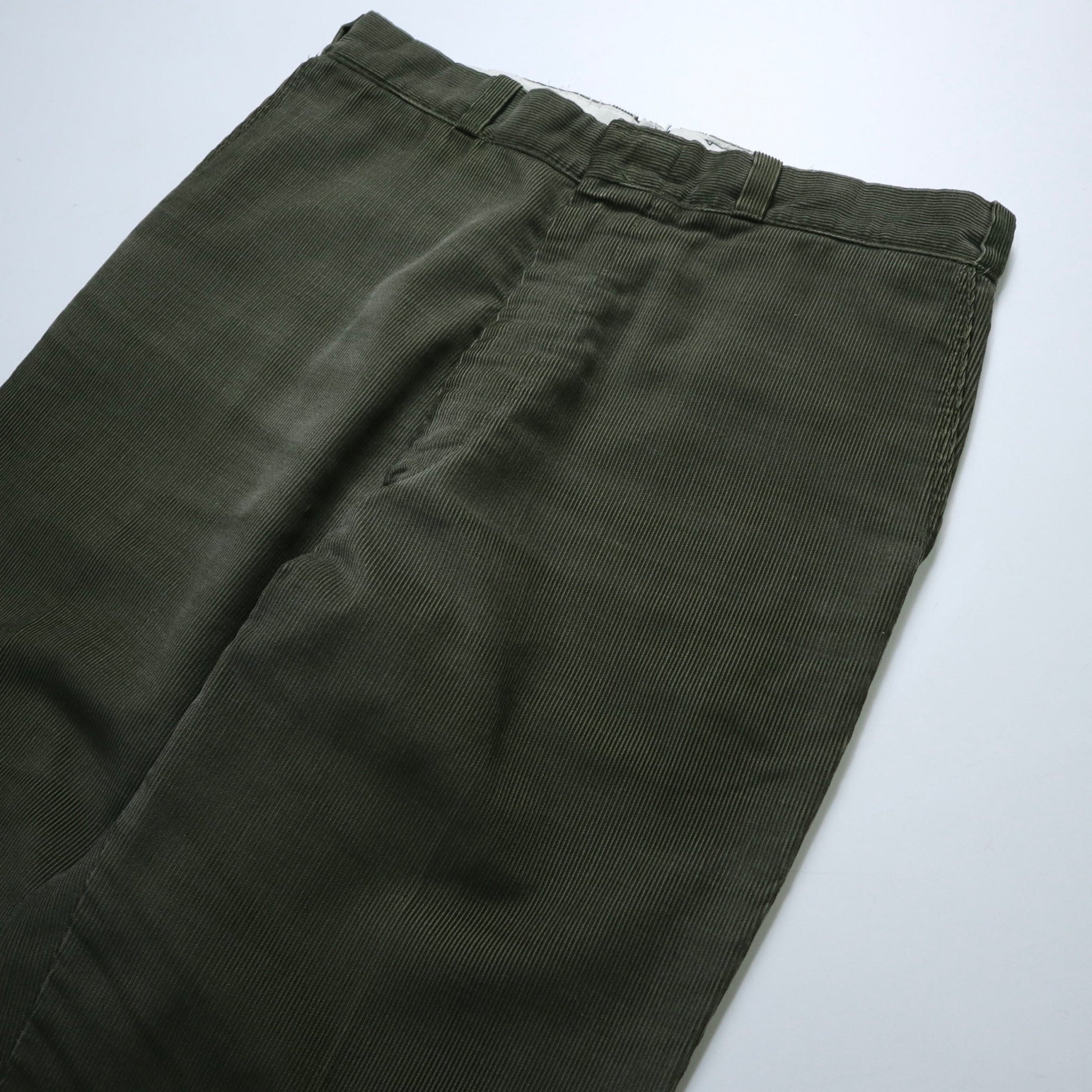 (32W) 70s Sears 美國製 墨綠色燈芯絨工作褲 Talon拉鍊 - 富士鳥古著