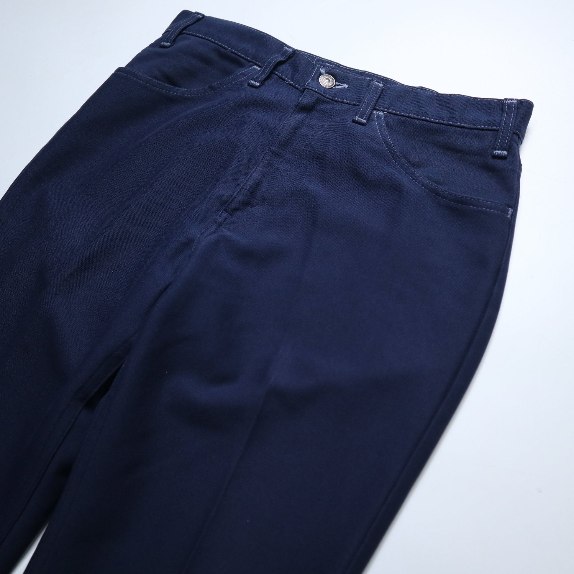 (32W) 80s Levi’s 517 美國製 海軍藍靴型褲 - 富士鳥古著