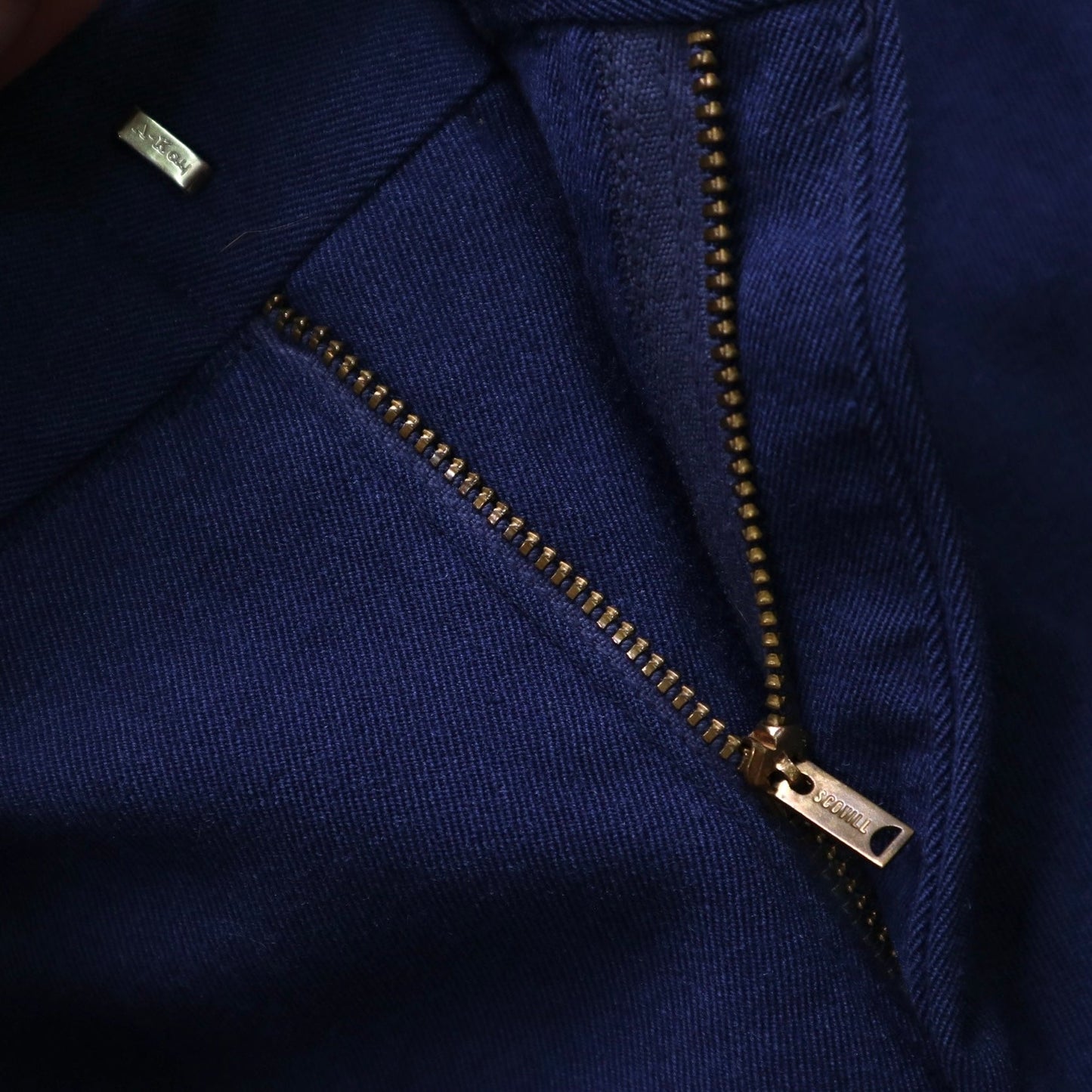 （32W) 80s US Marine Corps 藍色羊毛禮褲 Gabardine wool - 富士鳥古著