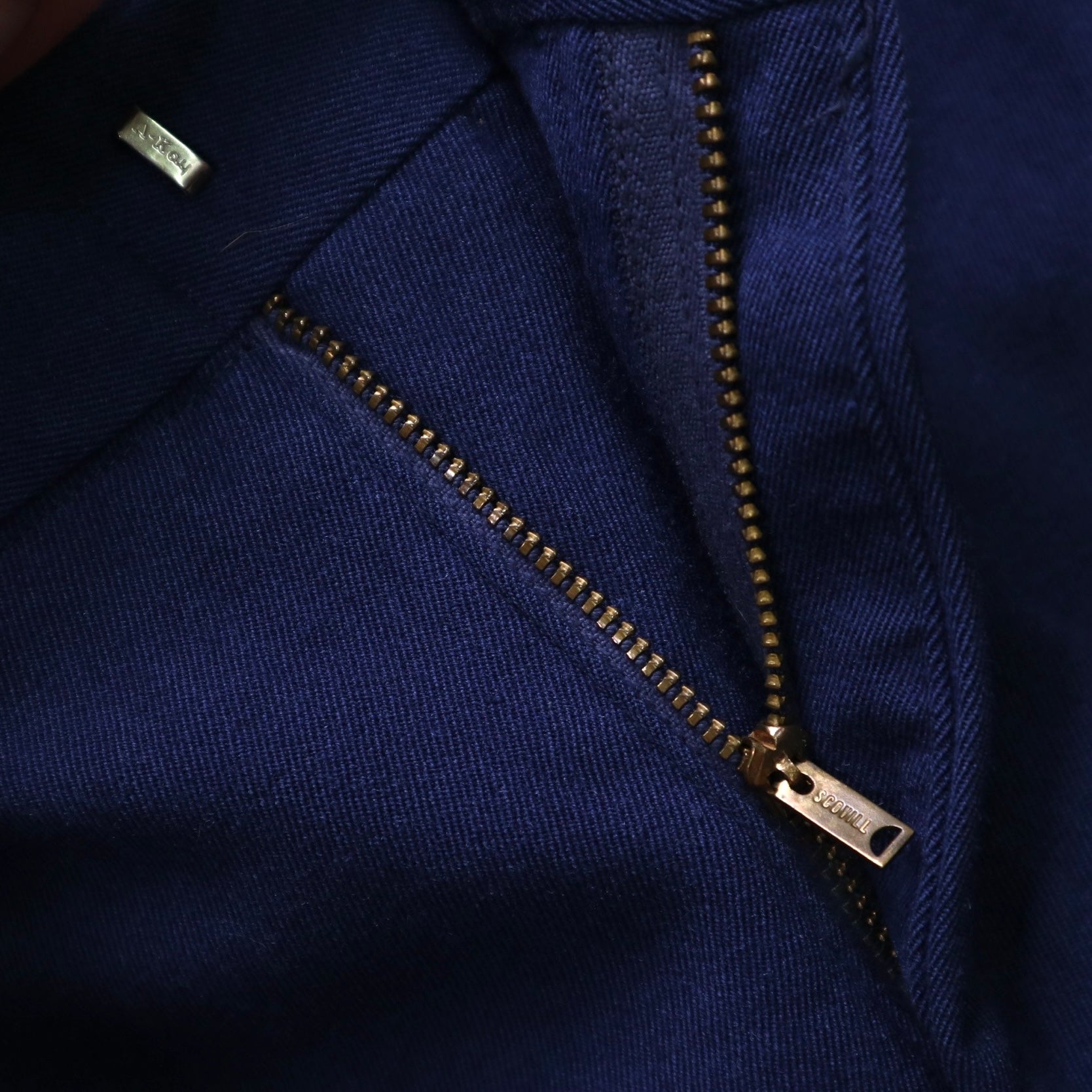 （32W) 80s US Marine Corps 藍色羊毛禮褲 Gabardine wool - 富士鳥古著