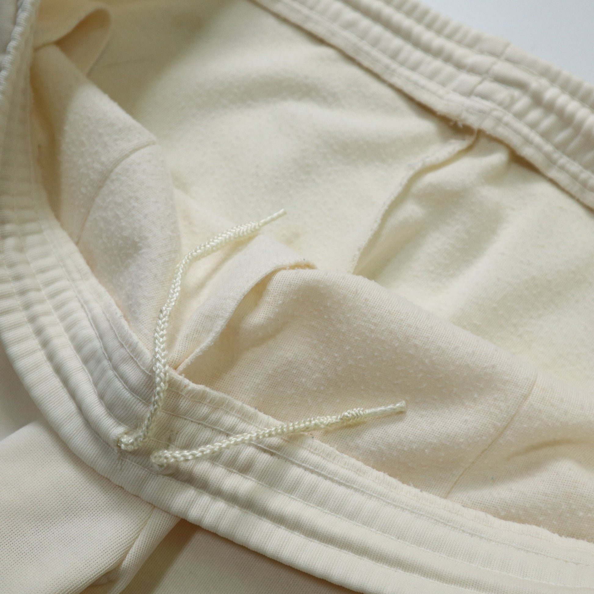 （33 - 38W) 70 - 80s NIKE 奶油白運動長褲 - 富士鳥古著