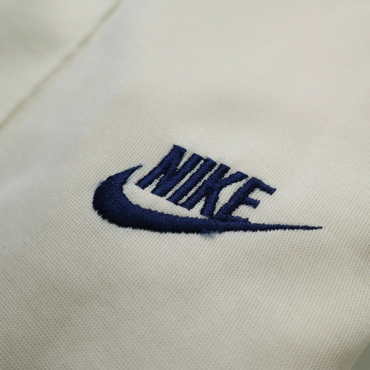 （33 - 38W) 70 - 80s NIKE 奶油白運動長褲 - 富士鳥古著