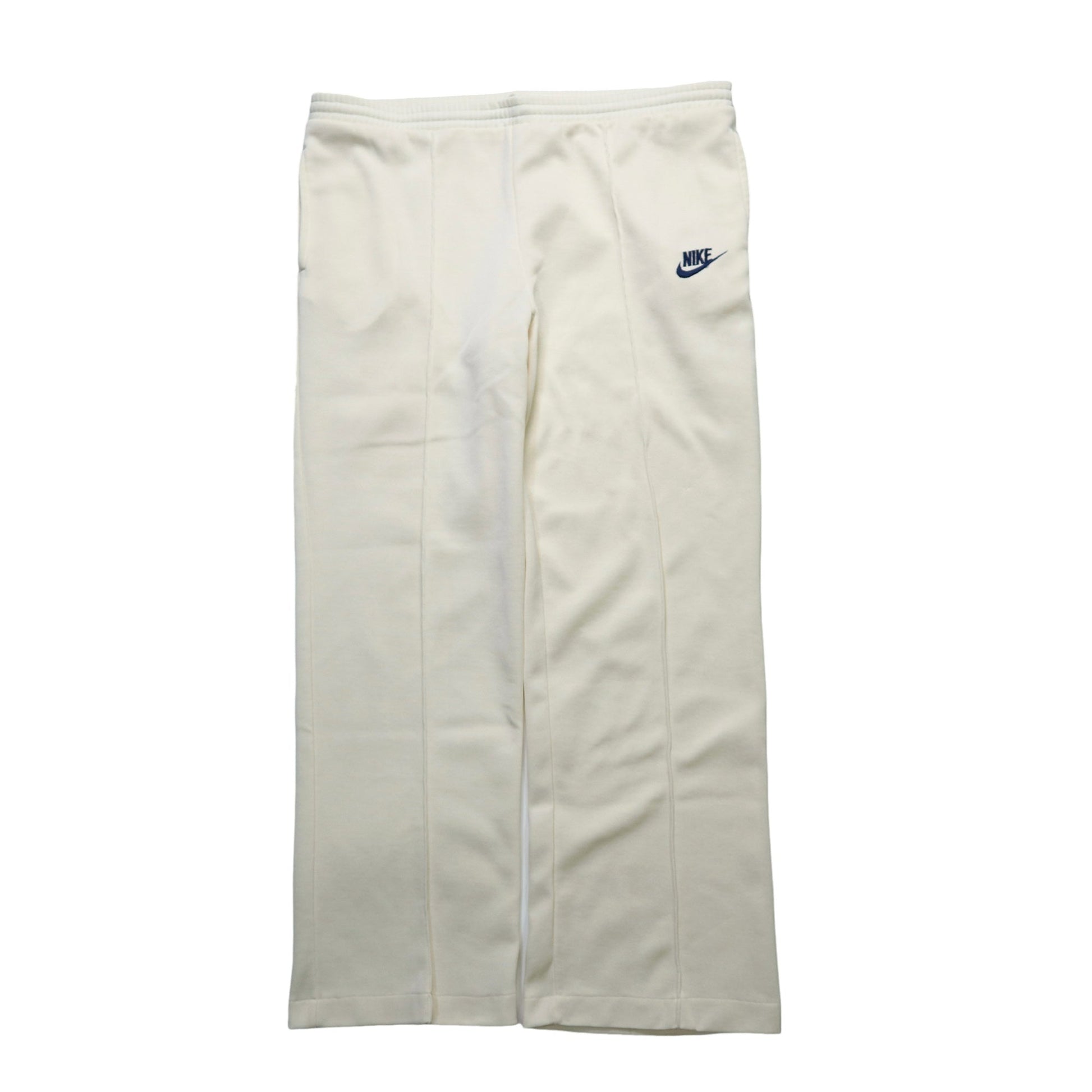 （33 - 38W) 70 - 80s NIKE 奶油白運動長褲 - 富士鳥古著