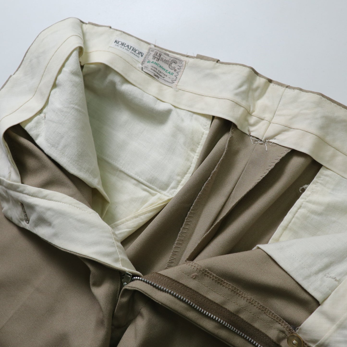 (35W)50/60s H BAR C American-made Western work pants Talon zipper
