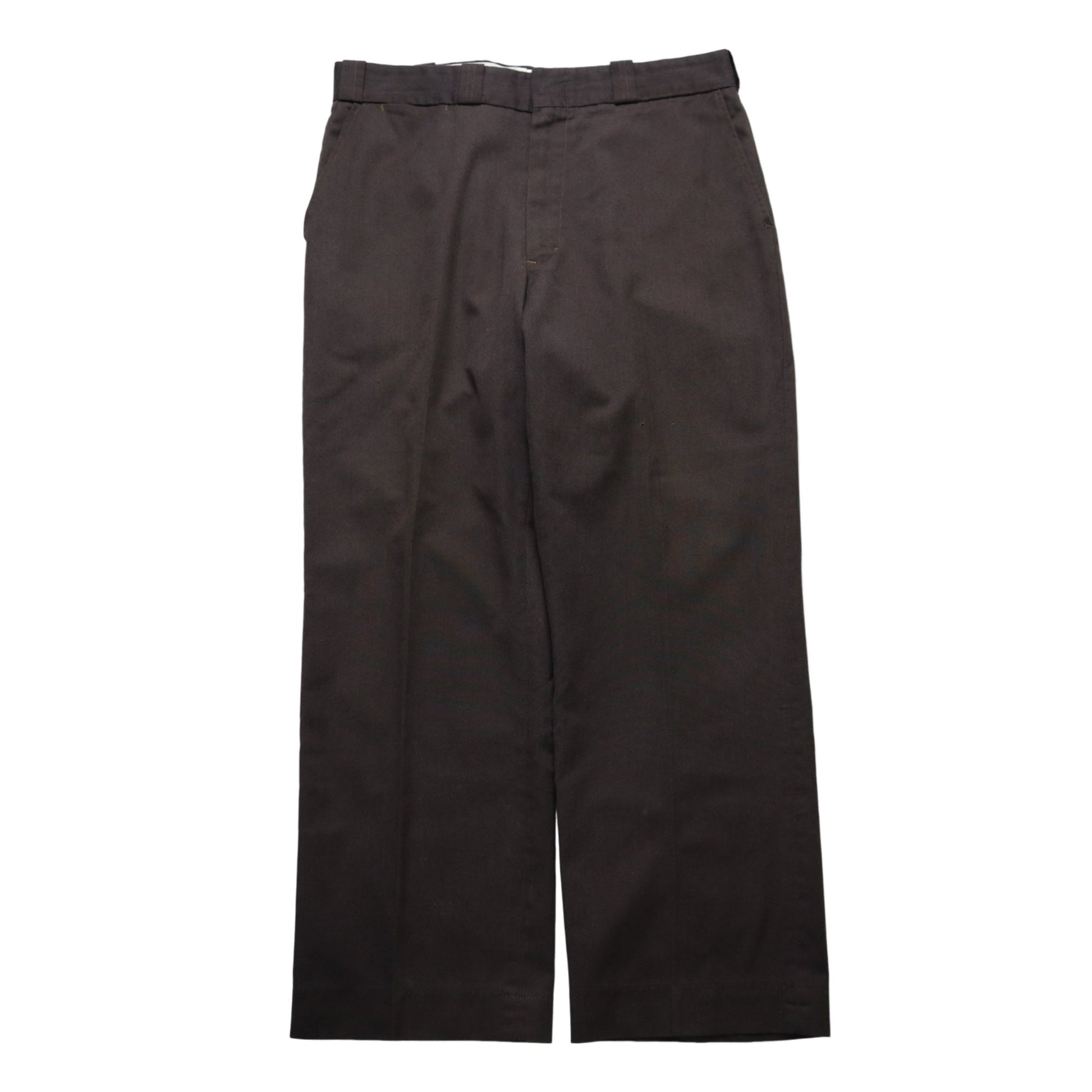 (34W) 70s Oshkosh B’Gosh 美國製 咖啡色工作褲 Talon拉鍊 - 富士鳥古著