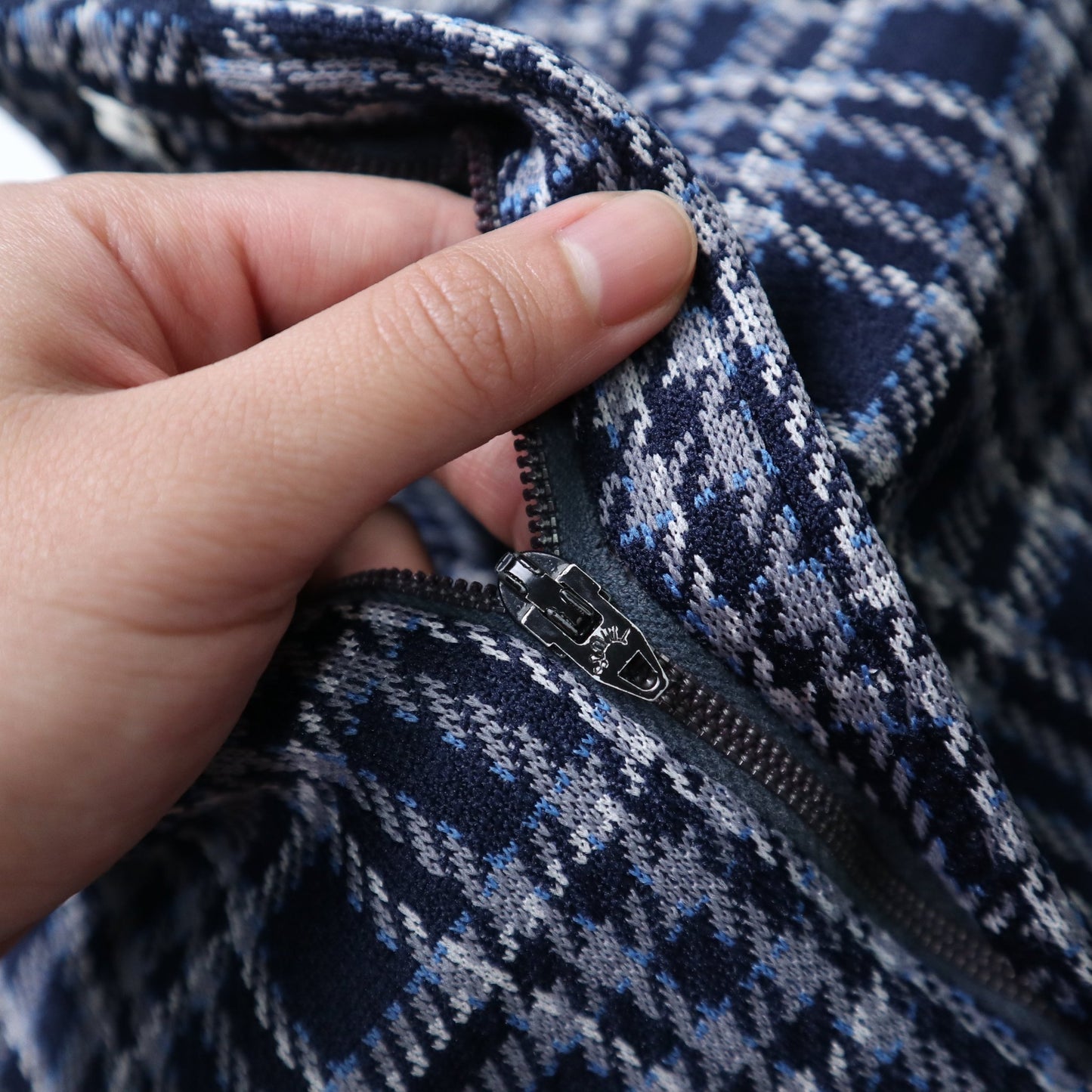 （34W) 70s Sears KINGS ROAD Doubel Knit 格紋靴型褲 - 富士鳥古著