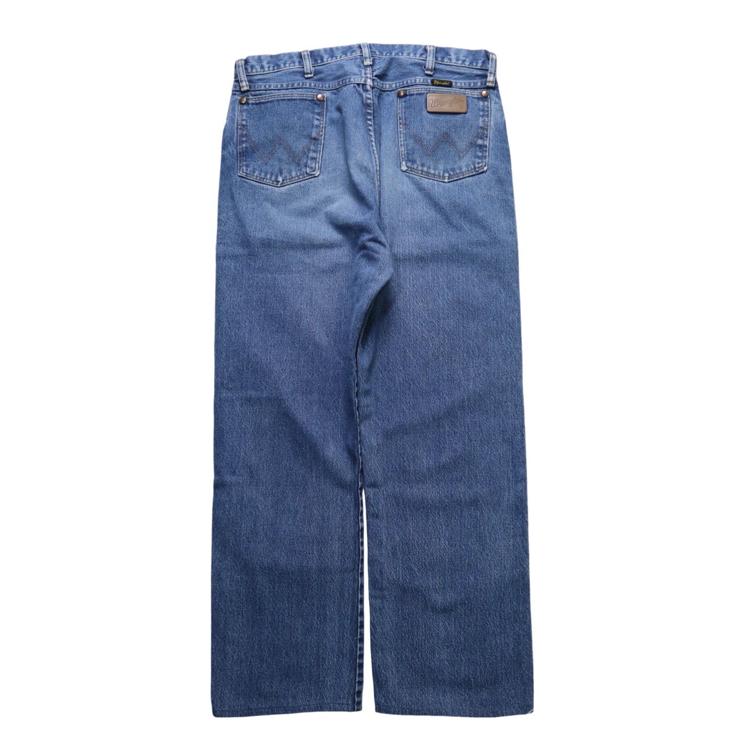 （34W) 70s Wrangler 13MWZ 藍哥直筒牛仔褲 - 富士鳥古著