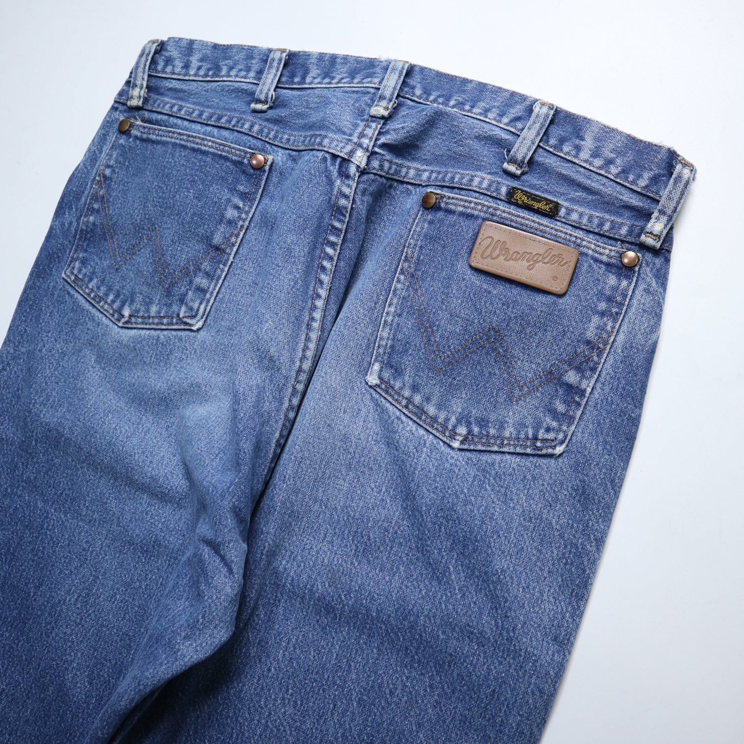 （34W) 70s Wrangler 13MWZ 藍哥直筒牛仔褲 - 富士鳥古著