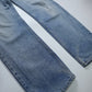 （34W) 80s Levi’s 509 - 0217 美國製 橘標 丹寧補丁直筒褲 - 富士鳥古著