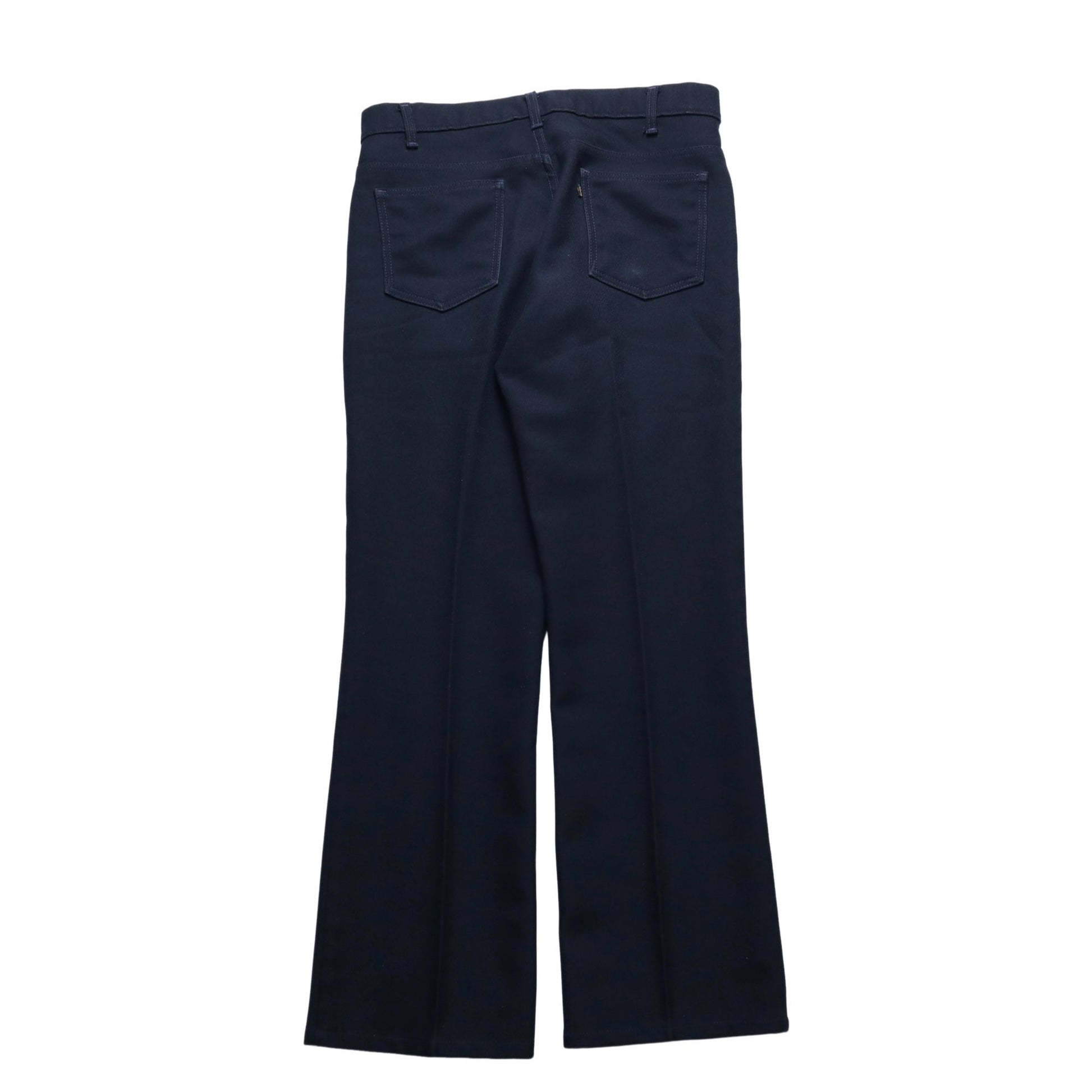 （34W) 90s Levi’s 517 美國製 藍黑色靴型褲 - 富士鳥古著