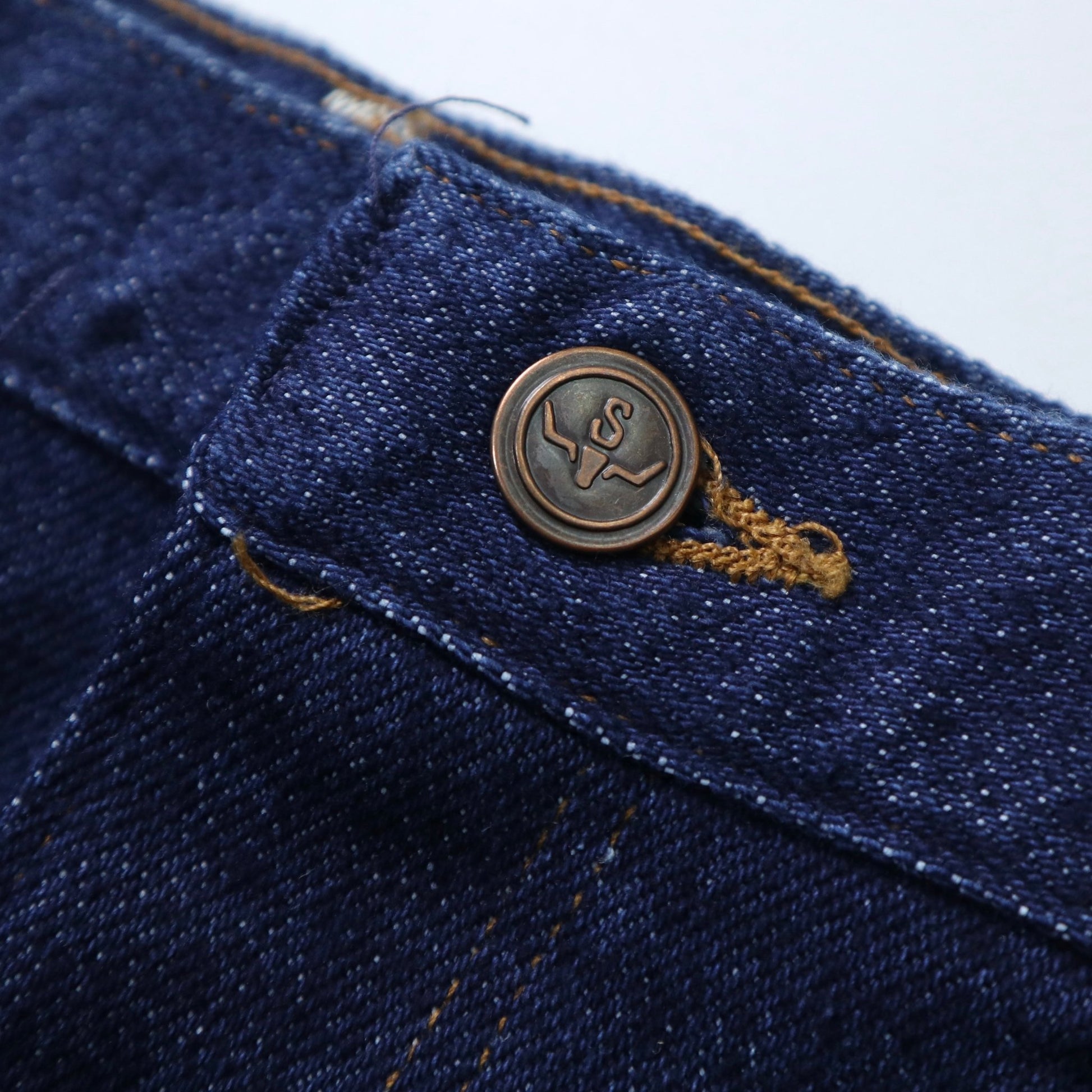 （34W) 90s 美國製 SHEPLERS *庫存新品*原色丹寧靴型褲 - 富士鳥古著