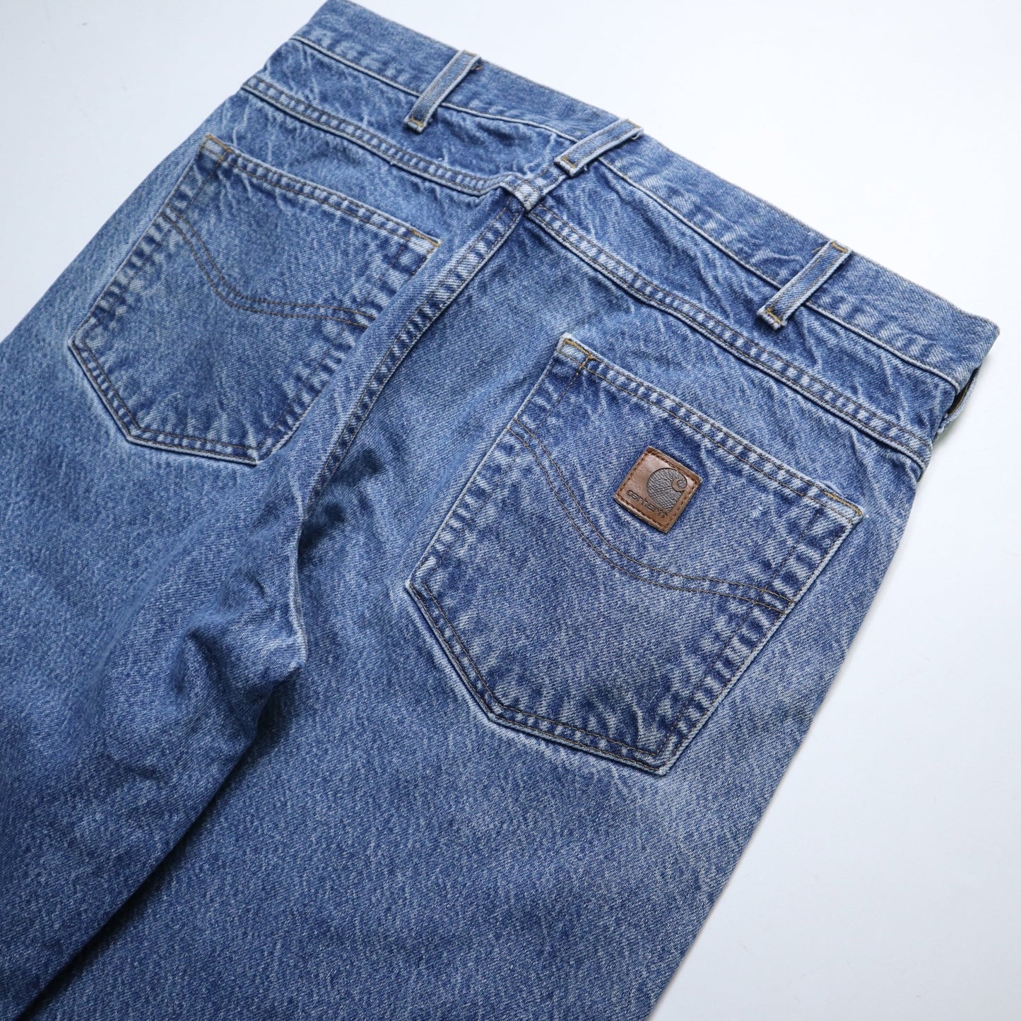 （34W) Carhartt 墨西哥製 淺色丹寧牛仔褲 - 富士鳥古著